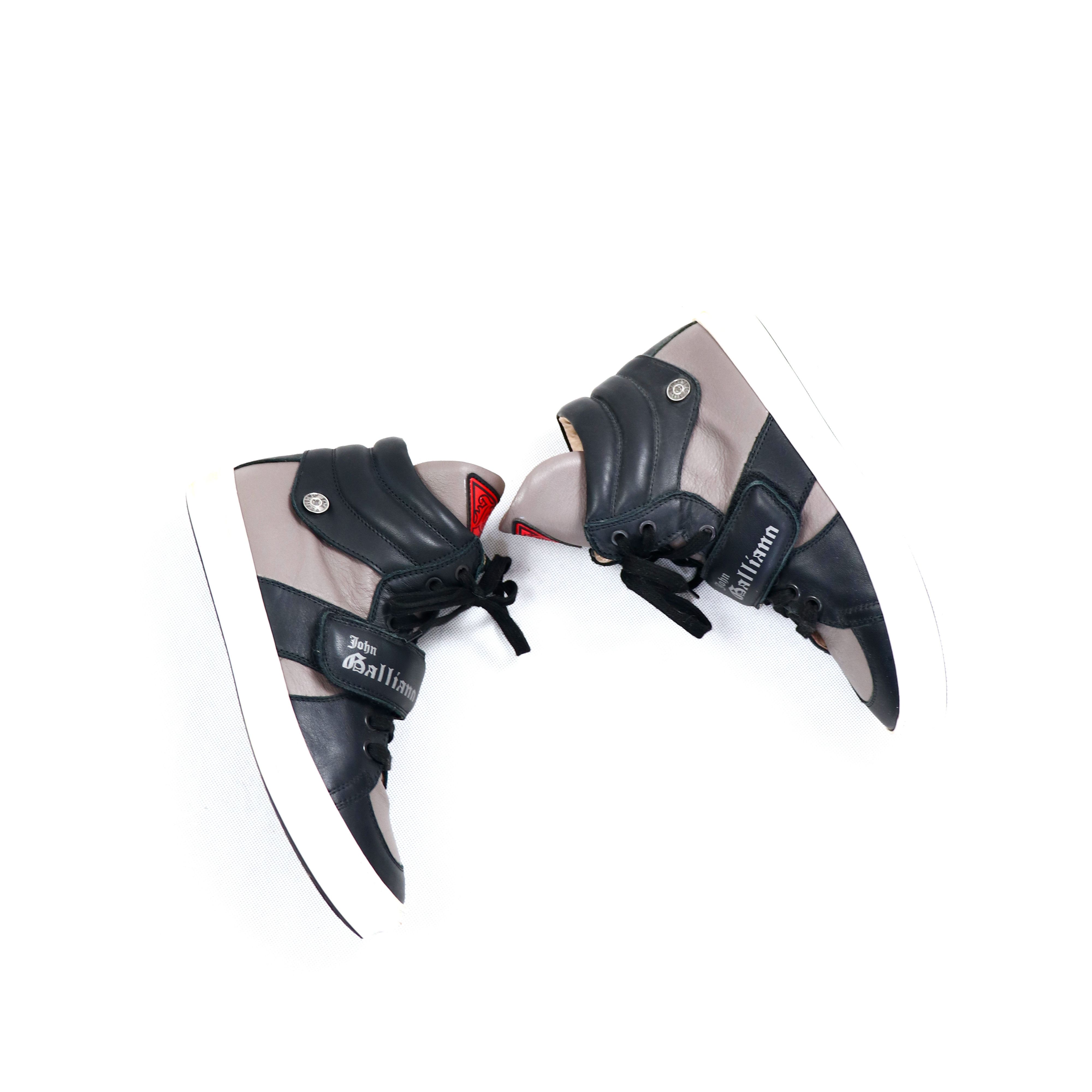 John Galliano Leather High Top Velcro Shoes Size US 8 / IT 38 - 4 Thumbnail
