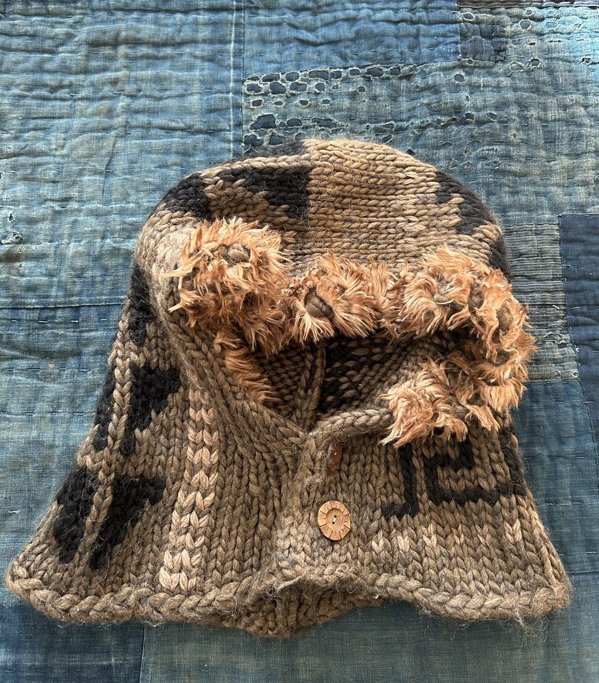 Kapital × Kapital Kountry Kapital hand knit hood Size ONE SIZE - 3 Thumbnail