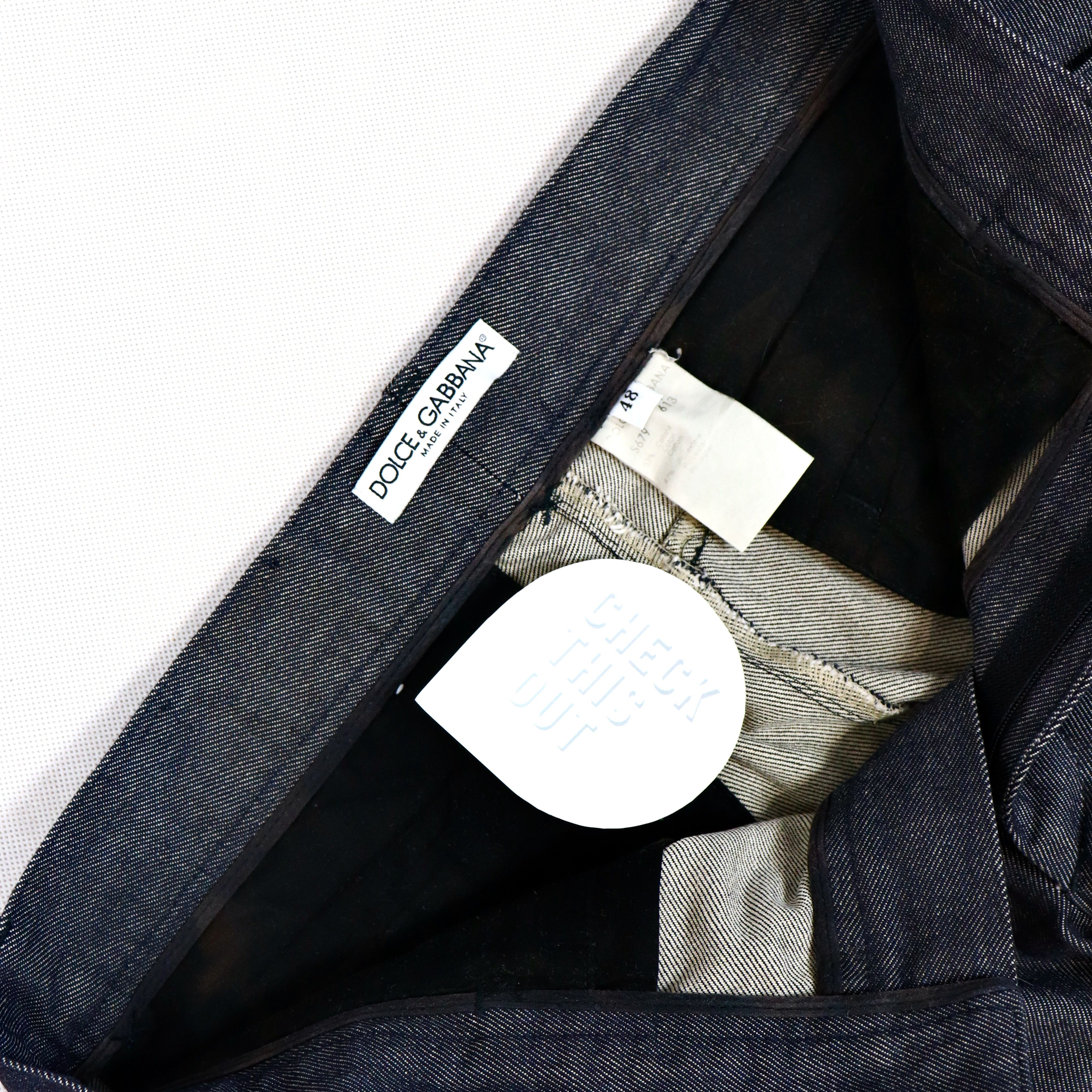 Dolce & Gabbana Main Line Denim Chino Pants Size US 30 / EU 46 - 3 Thumbnail