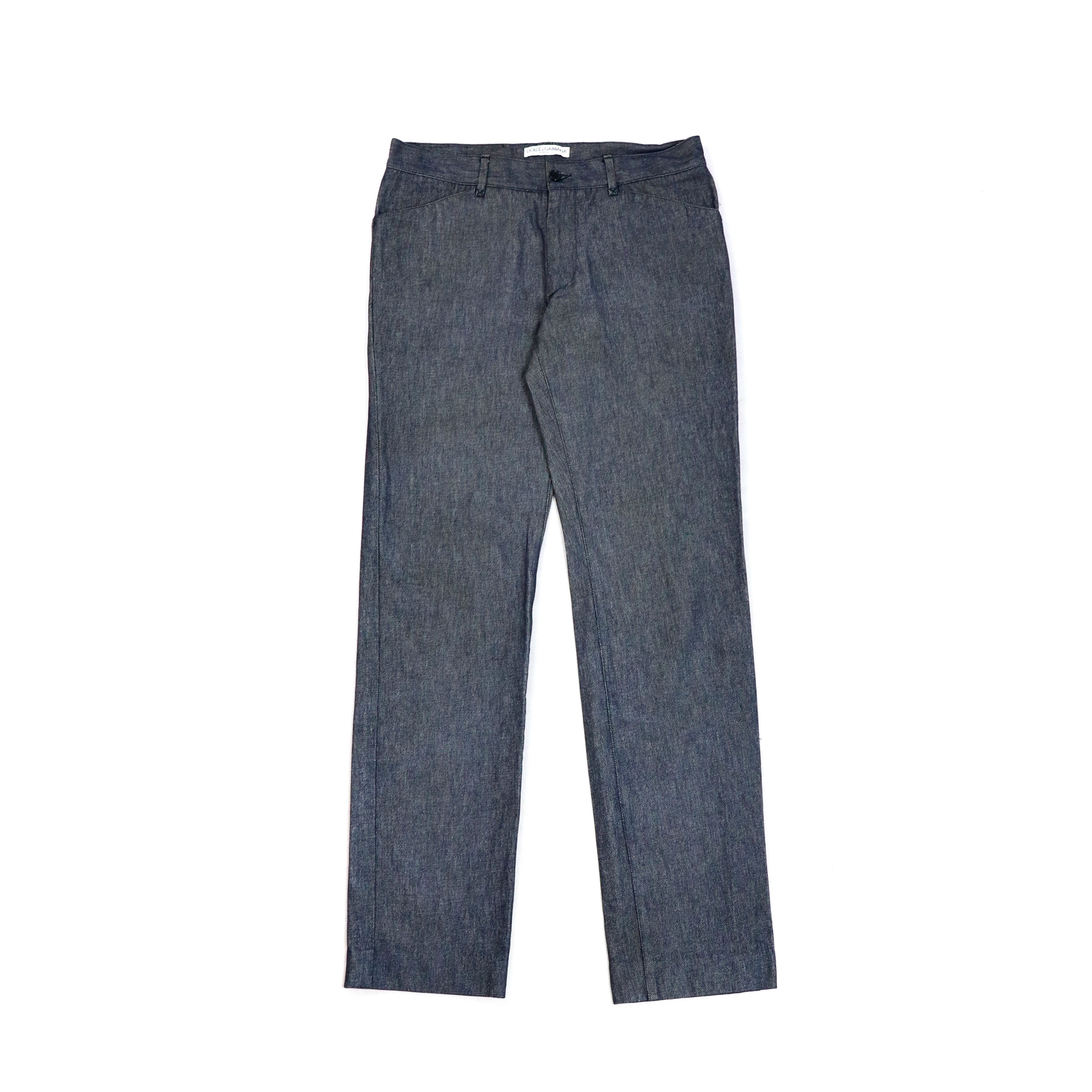 Dolce & Gabbana Main Line Denim Chino Pants Size US 30 / EU 46 - 1 Thumbnail