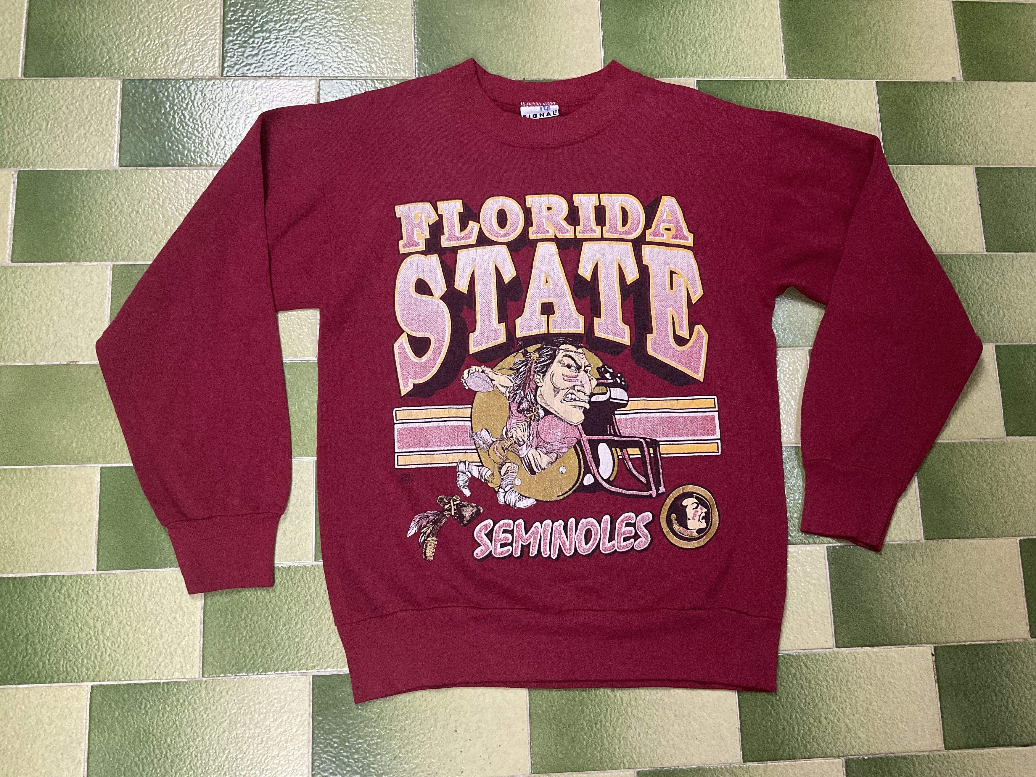 NCAA Vintage 90s Florida State Seminoles Sweatshirt Size US M / EU 48-50 / 2 - 1 Thumbnail