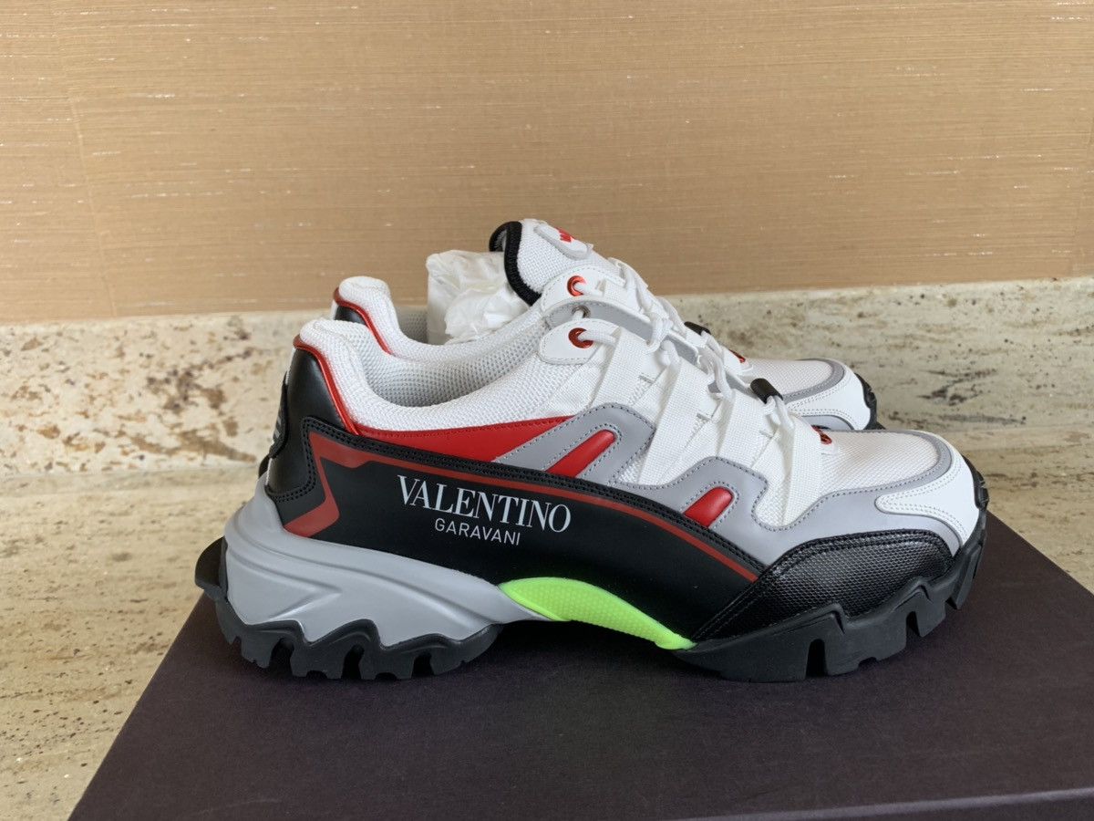 Valentino Logo Leather Trainer in Multicolor Size US 9.5 / EU 42-43 - 10 Thumbnail