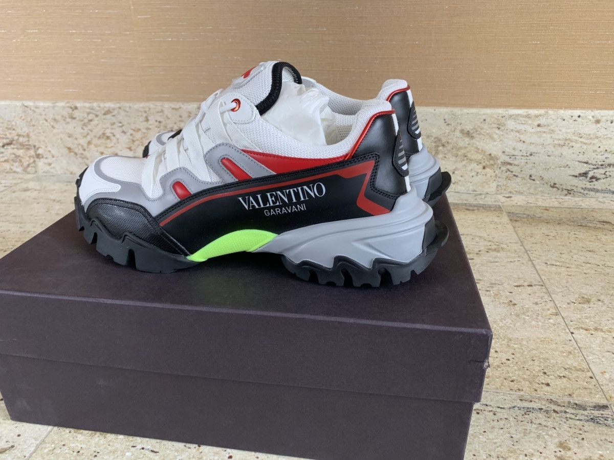 Valentino Logo Leather Trainer in Multicolor Size US 9.5 / EU 42-43 - 3 Thumbnail