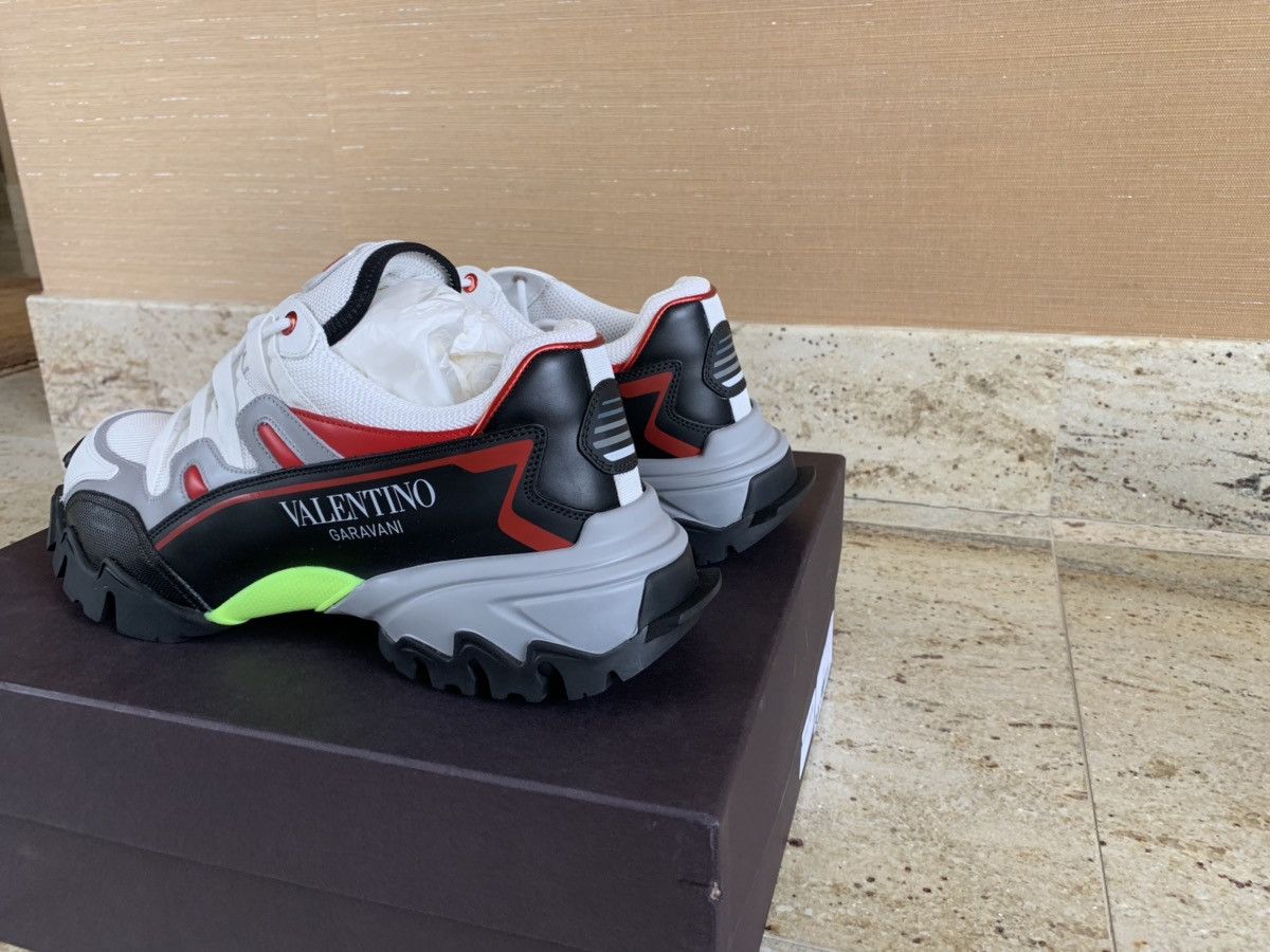 Valentino Logo Leather Trainer in Multicolor Size US 9.5 / EU 42-43 - 4 Thumbnail