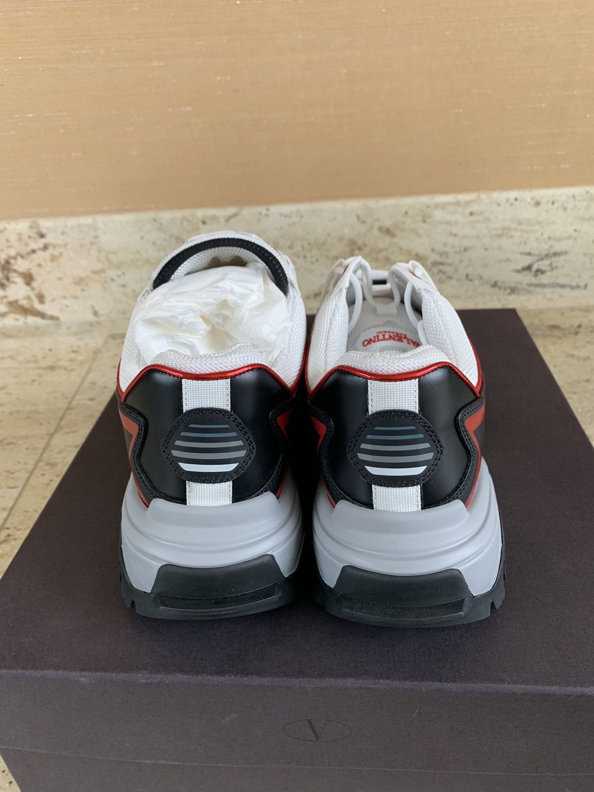 Valentino Logo Leather Trainer in Multicolor Size US 9.5 / EU 42-43 - 11 Thumbnail