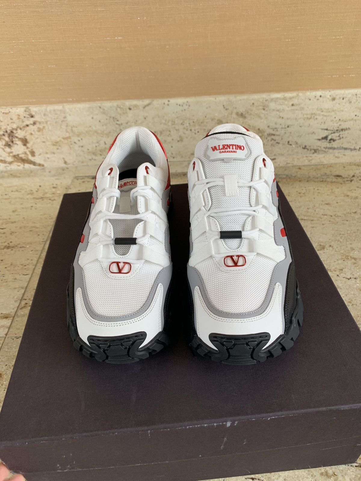 Valentino Logo Leather Trainer in Multicolor Size US 9.5 / EU 42-43 - 6 Thumbnail