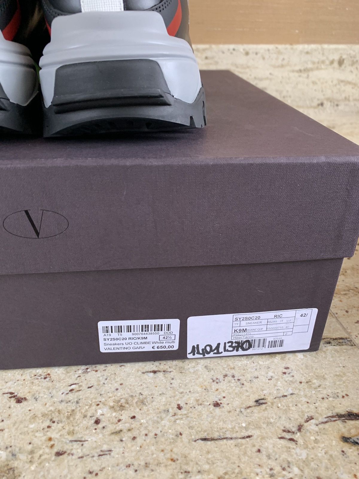 Valentino Logo Leather Trainer in Multicolor Size US 9.5 / EU 42-43 - 9 Thumbnail
