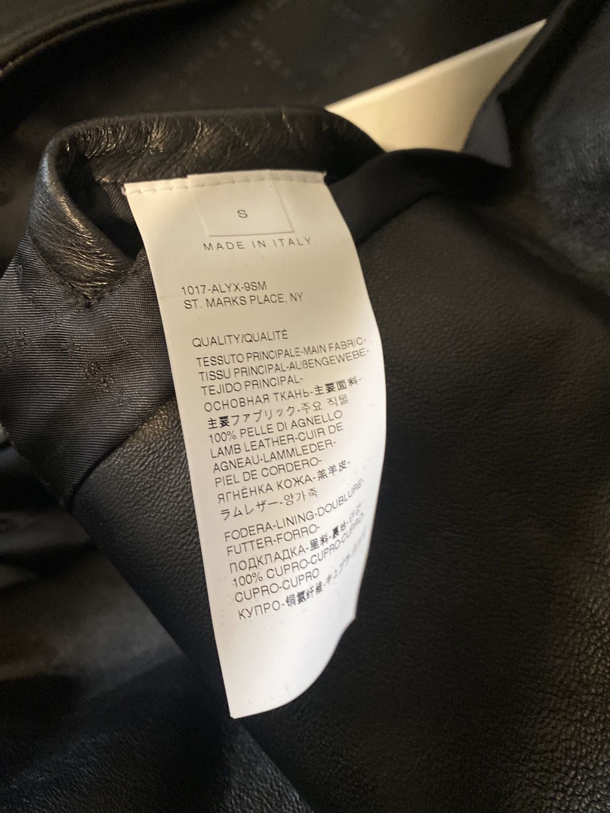 1017 ALYX 9SM 1017 Alyx 9sm X blackmeans leather jacket Size US S / EU 44-46 / 1 - 6 Thumbnail