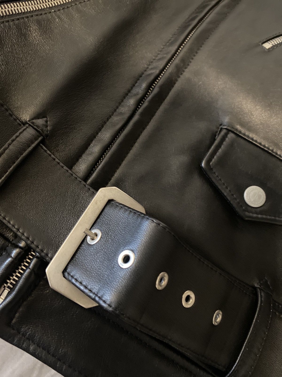 1017 ALYX 9SM 1017 Alyx 9sm X blackmeans leather jacket Size US S / EU 44-46 / 1 - 3 Thumbnail