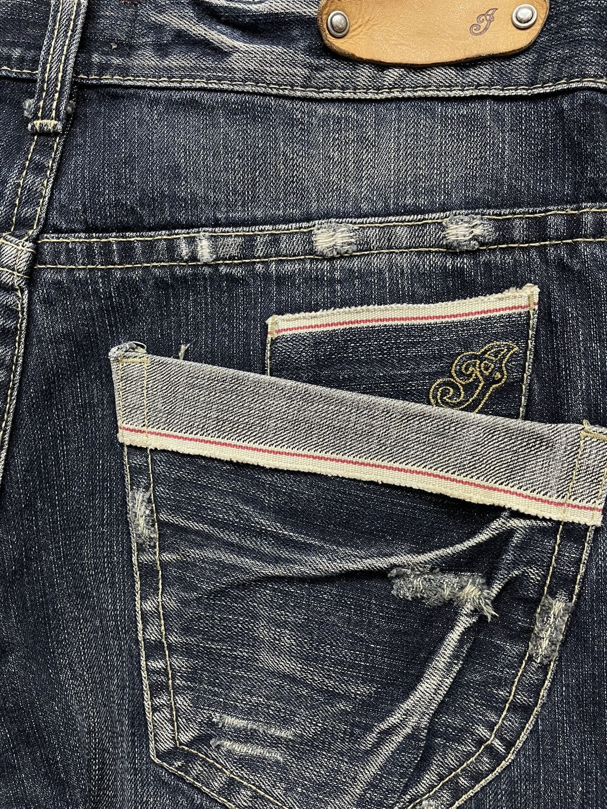 Indian Motorcycle 🔥INDIAN MOTOCYLE Distressed Clawmark Whisker Denim Pants Size US 32 / EU 48 - 9 Thumbnail