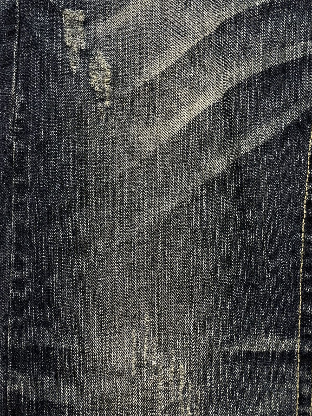 Indian Motorcycle 🔥INDIAN MOTOCYLE Distressed Clawmark Whisker Denim Pants Size US 32 / EU 48 - 4 Thumbnail