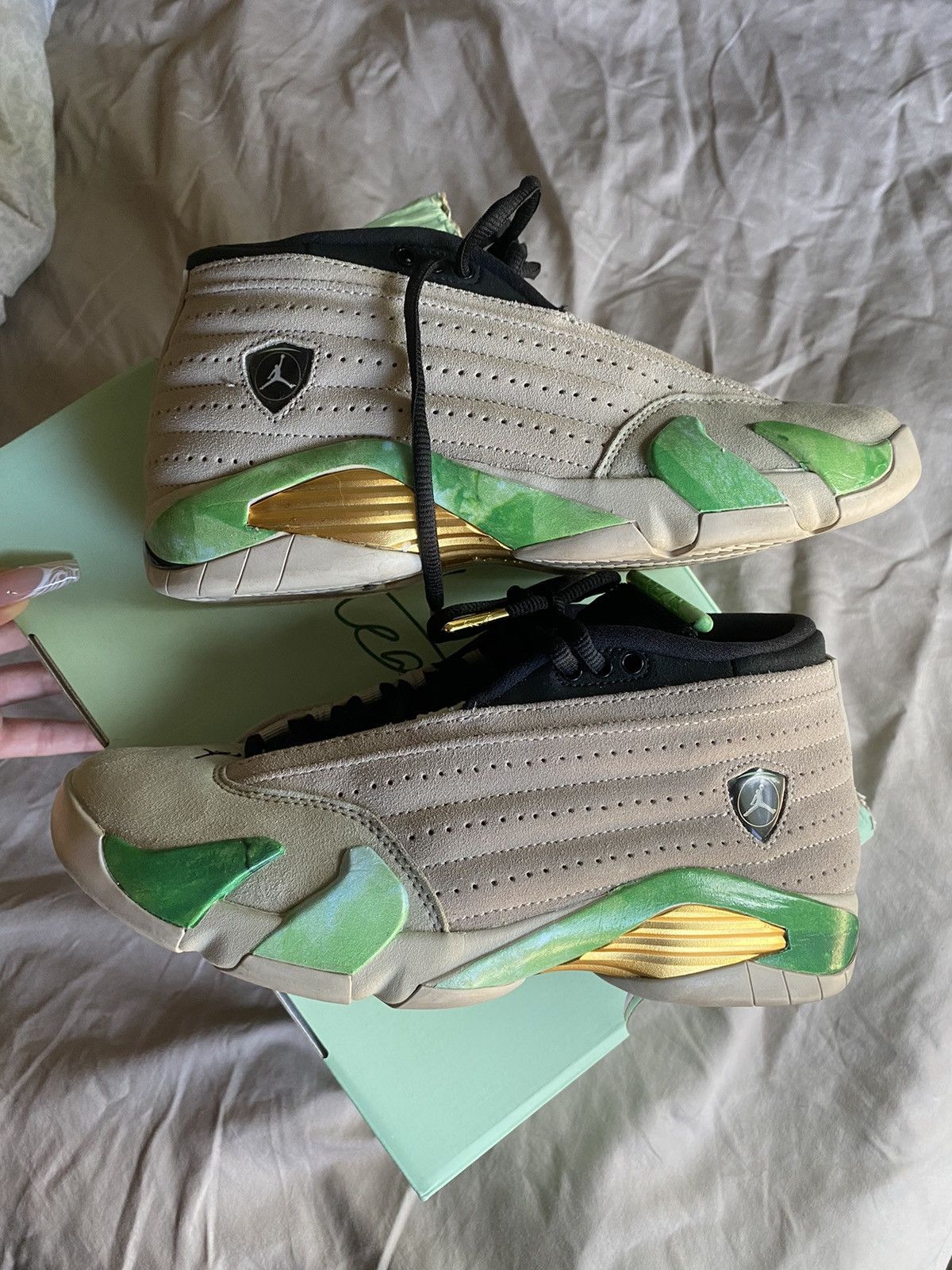 Jordan Brand Air Jordan 14 “Aleali May” Size US 6.5 / EU 39-40 - 2 Thumbnail