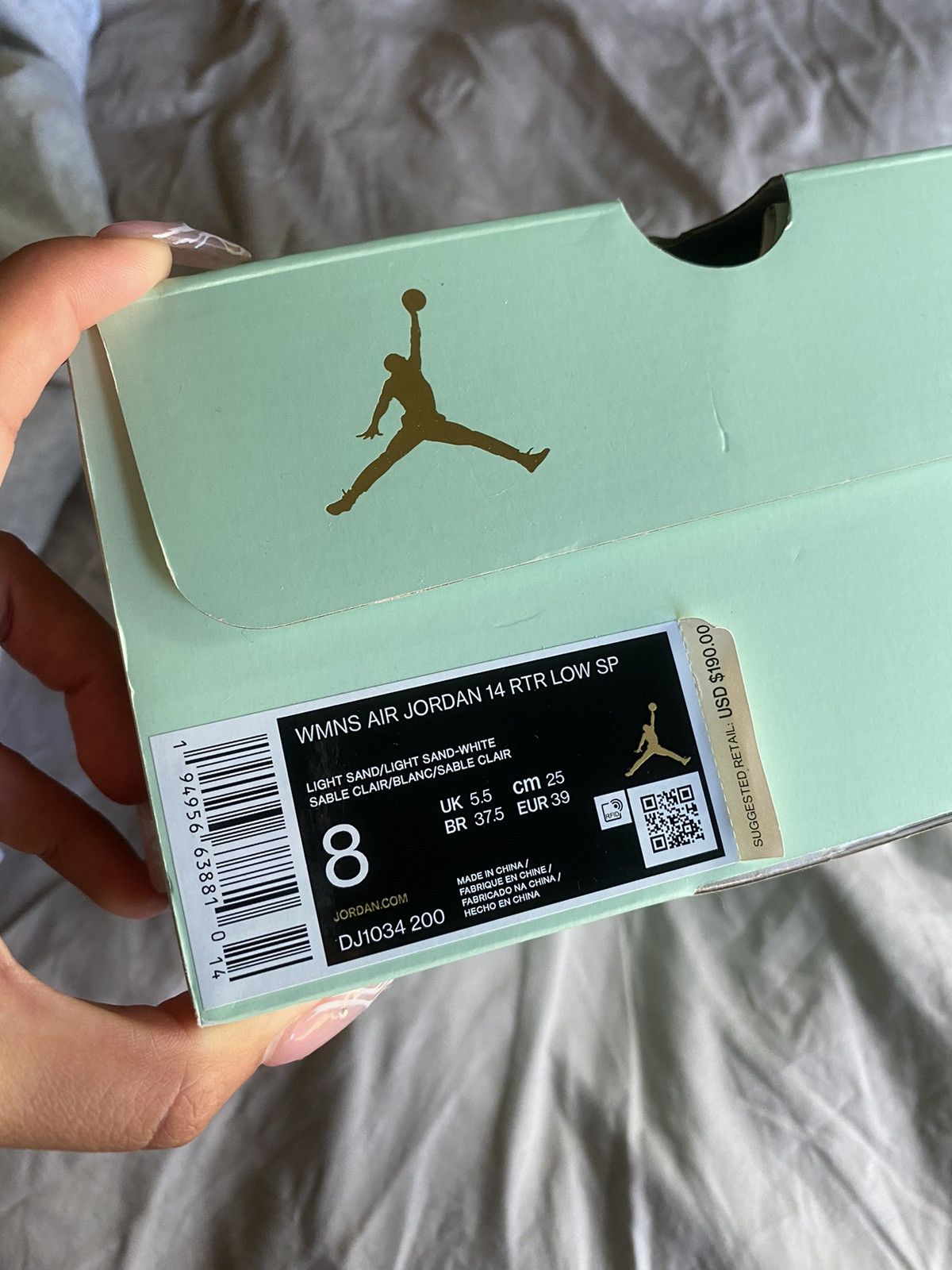 Jordan Brand Air Jordan 14 “Aleali May” Size US 6.5 / EU 39-40 - 4 Thumbnail
