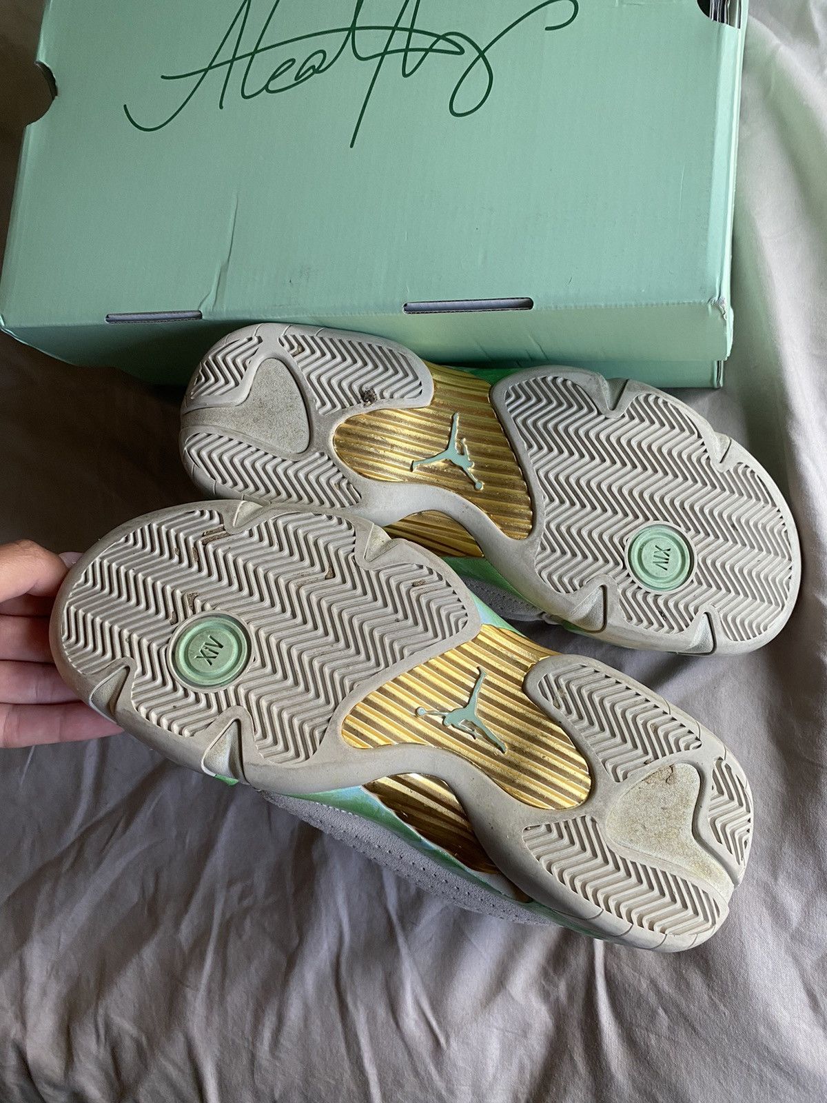Jordan Brand Air Jordan 14 “Aleali May” Size US 6.5 / EU 39-40 - 8 Thumbnail
