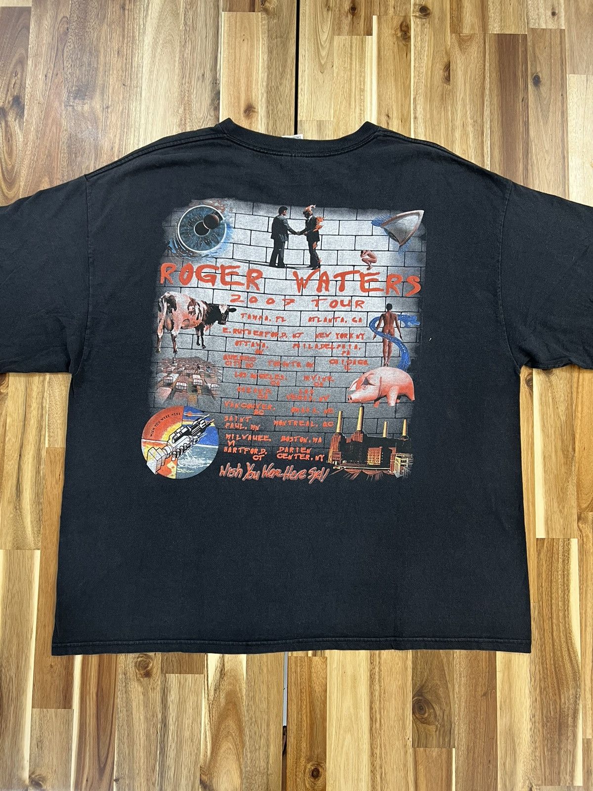 Vintage Pink Floyd Roger Waters 2007 Tour T-SHIRT