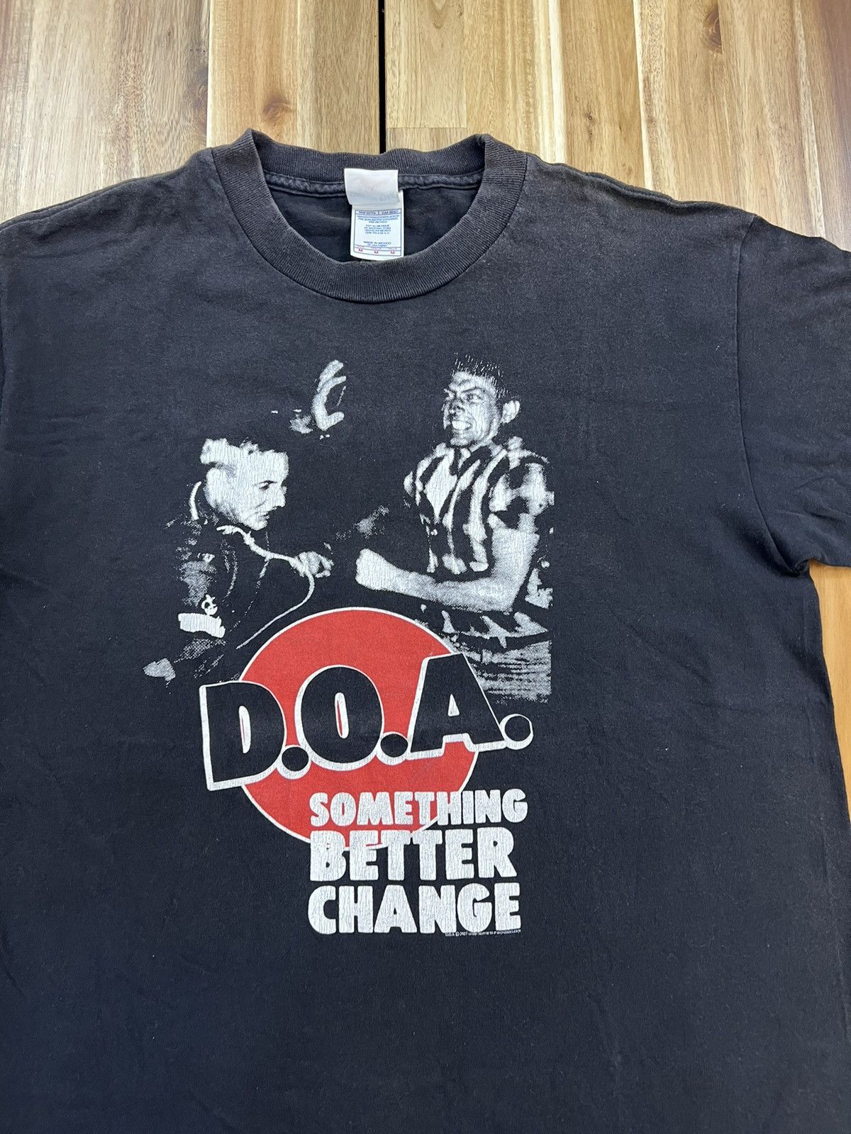 Band Tees × Vintage Vintage D.O.A Something Better Change Band Tee Shirts Size US M / EU 48-50 / 2 - 2 Thumbnail