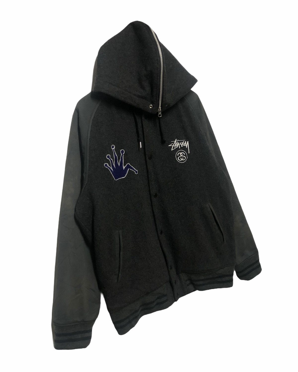 Stussy STUSSY CALIFORNIA USA VARSITY HOODIE JACKET Size US XL / EU 56 / 4 - 4 Thumbnail