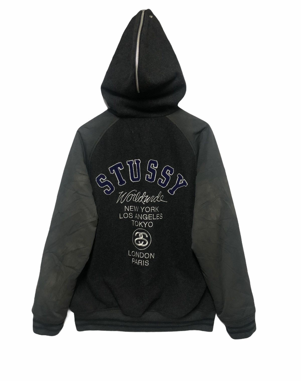 Stussy STUSSY CALIFORNIA USA VARSITY HOODIE JACKET Size US XL / EU 56 / 4 - 7 Thumbnail