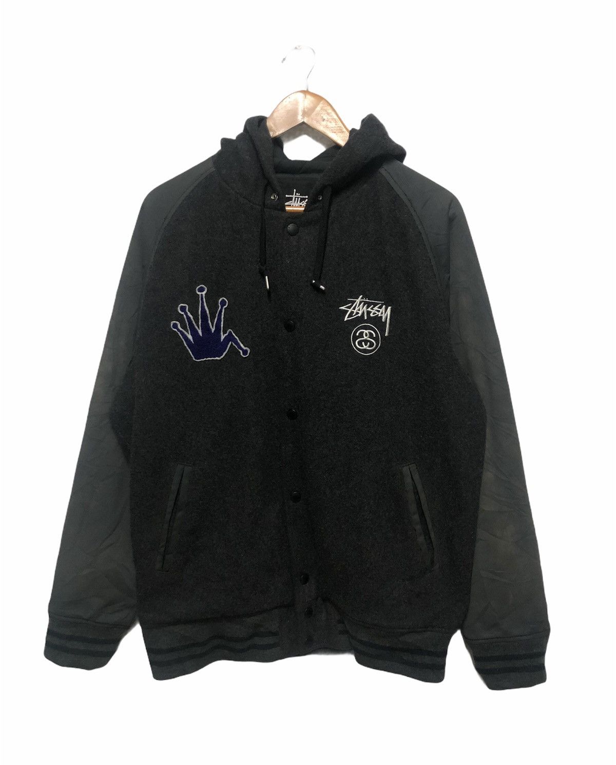 Stussy STUSSY CALIFORNIA USA VARSITY HOODIE JACKET Size US XL / EU 56 / 4 - 6 Thumbnail