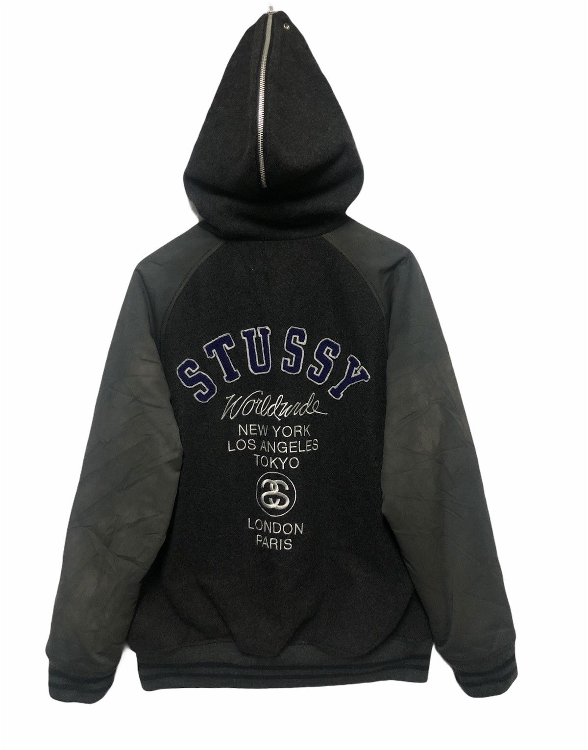 Stussy STUSSY CALIFORNIA USA VARSITY HOODIE JACKET Size US XL / EU 56 / 4 - 8 Thumbnail