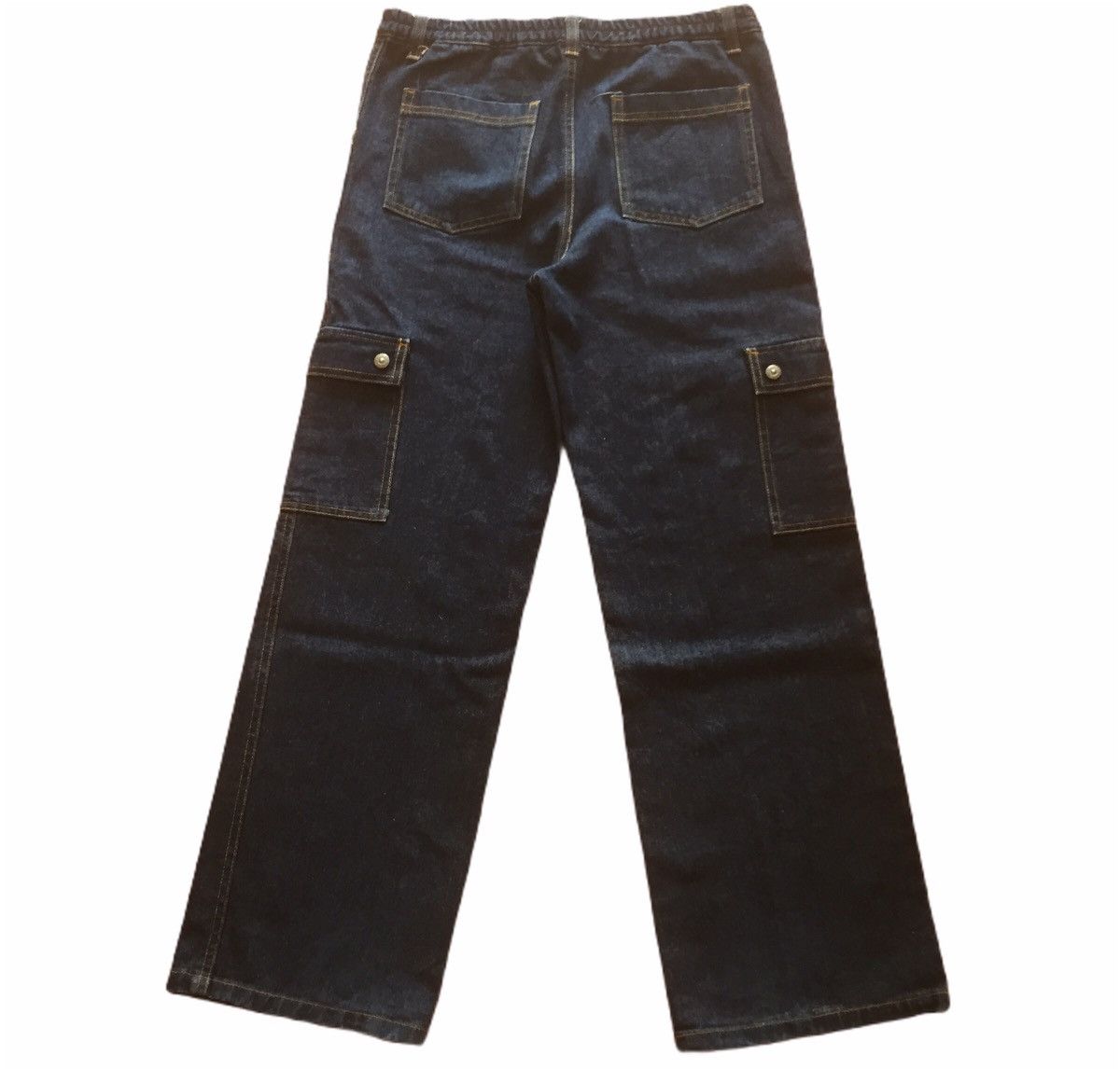 Japanese Brand × Vintage Vintage cargo pants multiple pocket baggy jeans Size US 31 - 4 Thumbnail