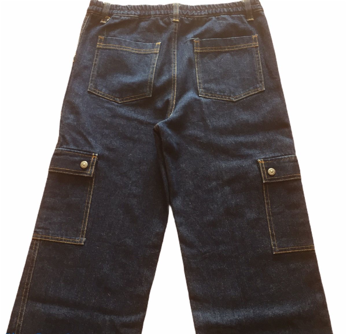 Japanese Brand × Vintage Vintage cargo pants multiple pocket baggy jeans Size US 31 - 5 Thumbnail