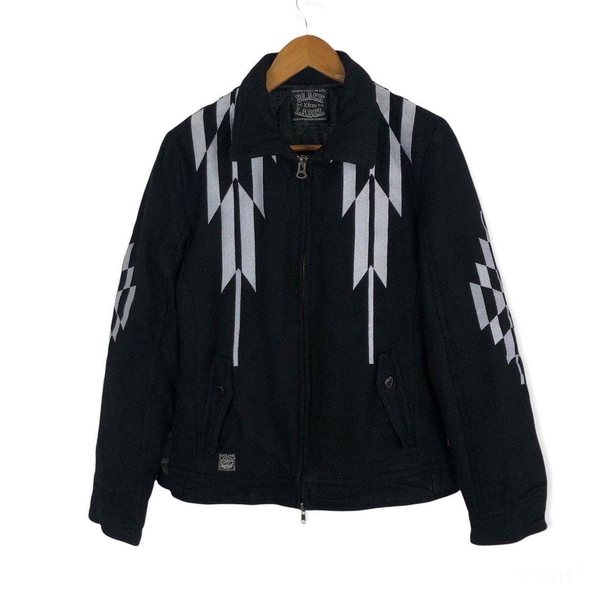 Black Label × Navajo × Vintage XFRM BLACK LABEL NAVAJO NICE DESIGN JACKET |  Grailed