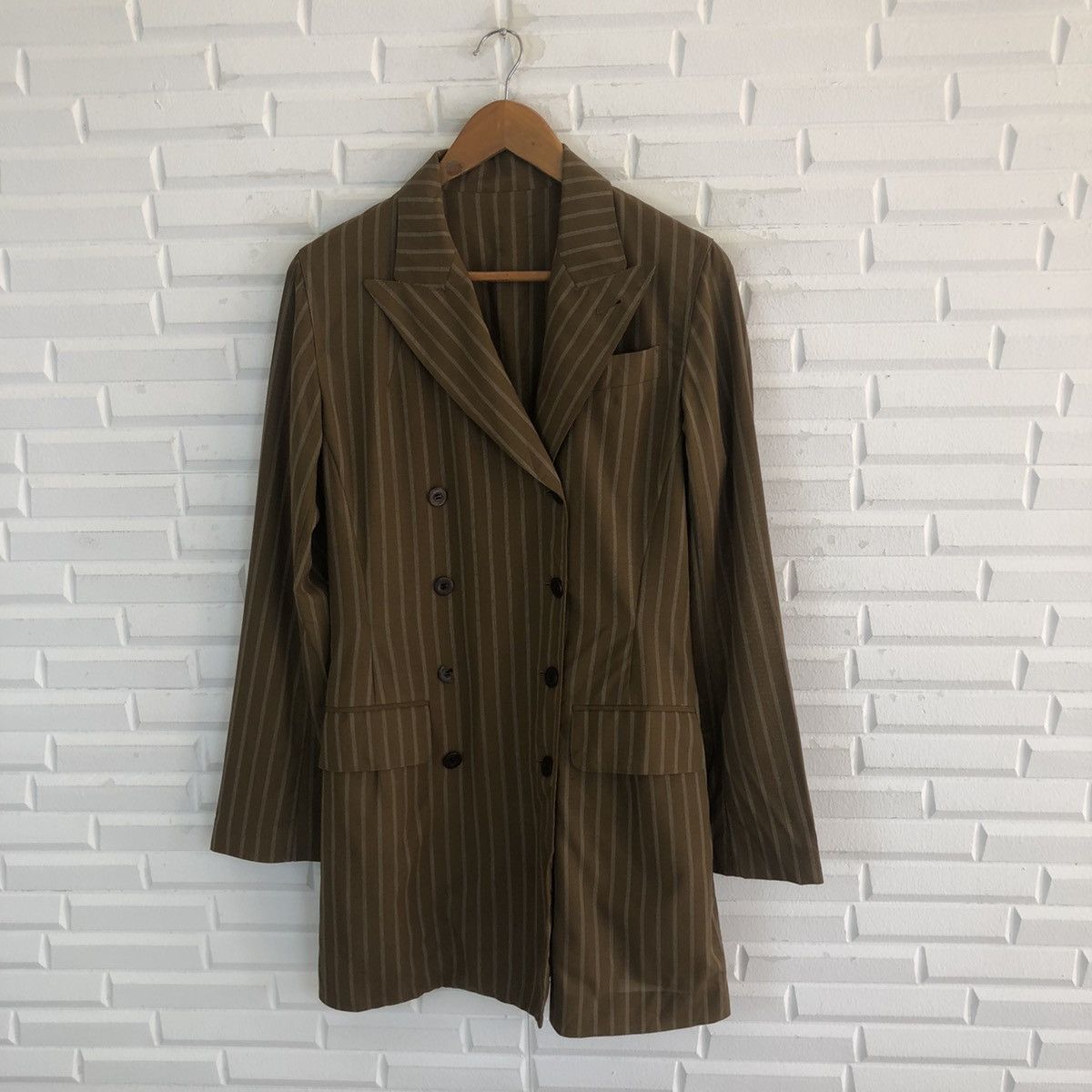 Jean Paul Gaultier JEAN PAUL GAULTIER FEMME STRIPES LIGHT JACKET Size US M / EU 48-50 / 2 - 1 Thumbnail