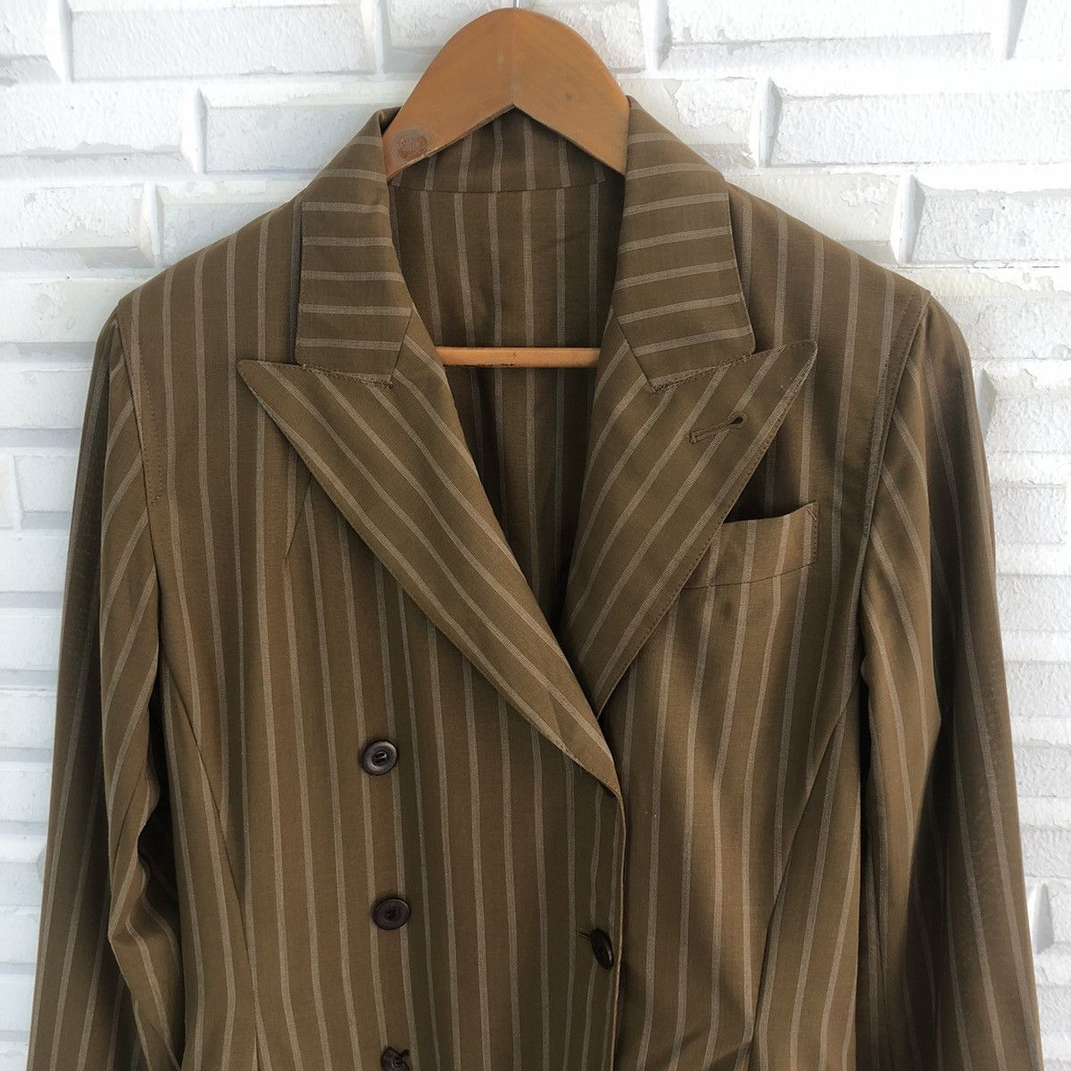 Jean Paul Gaultier JEAN PAUL GAULTIER FEMME STRIPES LIGHT JACKET Size US M / EU 48-50 / 2 - 7 Thumbnail