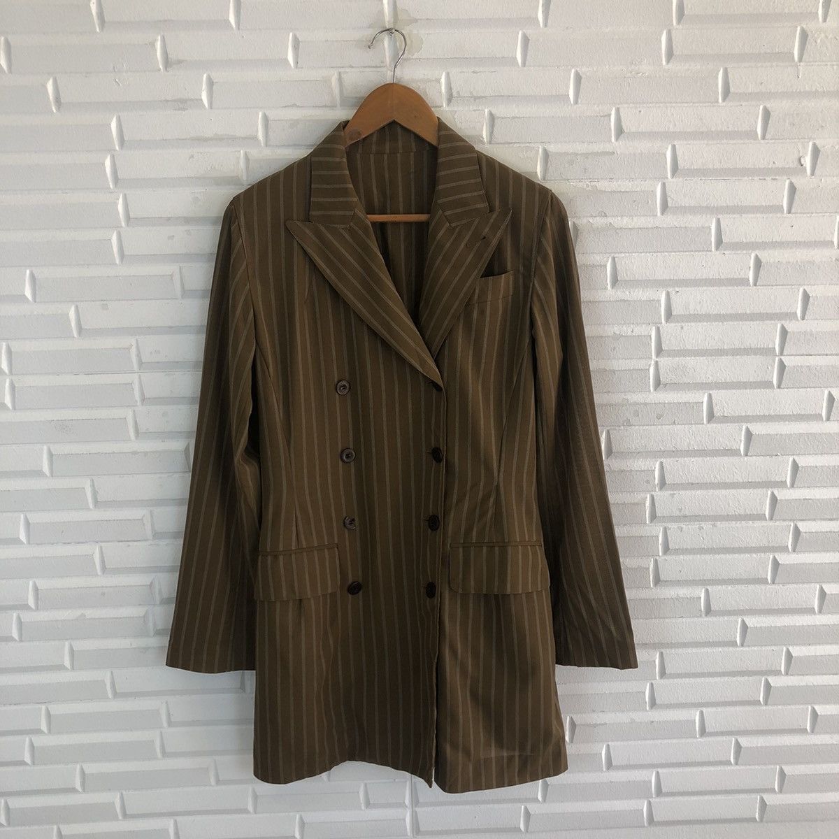 Jean Paul Gaultier JEAN PAUL GAULTIER FEMME STRIPES LIGHT JACKET Size US M / EU 48-50 / 2 - 4 Thumbnail