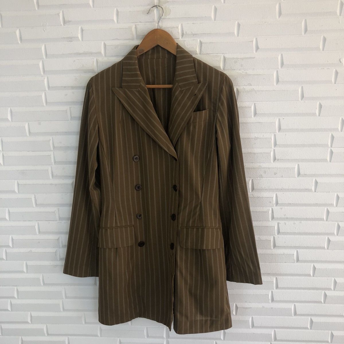 Jean Paul Gaultier JEAN PAUL GAULTIER FEMME STRIPES LIGHT JACKET Size US M / EU 48-50 / 2 - 2 Thumbnail