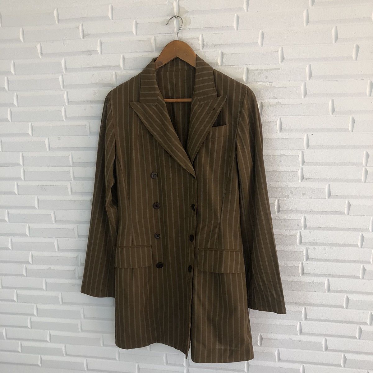 Jean Paul Gaultier JEAN PAUL GAULTIER FEMME STRIPES LIGHT JACKET Size US M / EU 48-50 / 2 - 3 Thumbnail