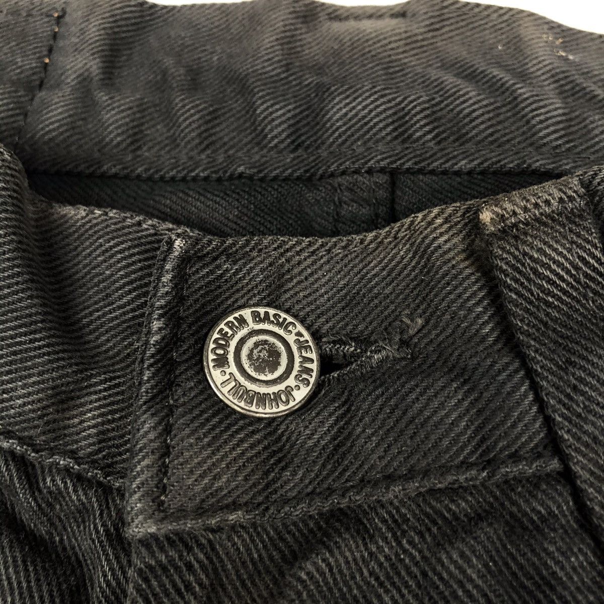 Japanese Brand × Johnbull × Vintage Vintage John bull selvedge Jeans black faded Size US 28 / EU 44 - 4 Thumbnail