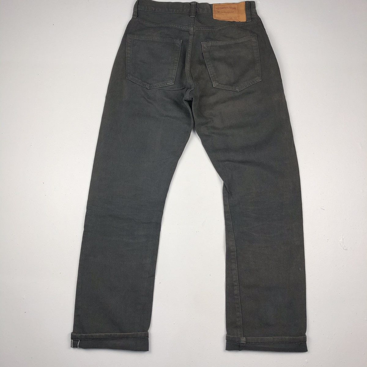 Japanese Brand × Johnbull × Vintage Vintage John bull selvedge Jeans black faded Size US 28 / EU 44 - 6 Thumbnail