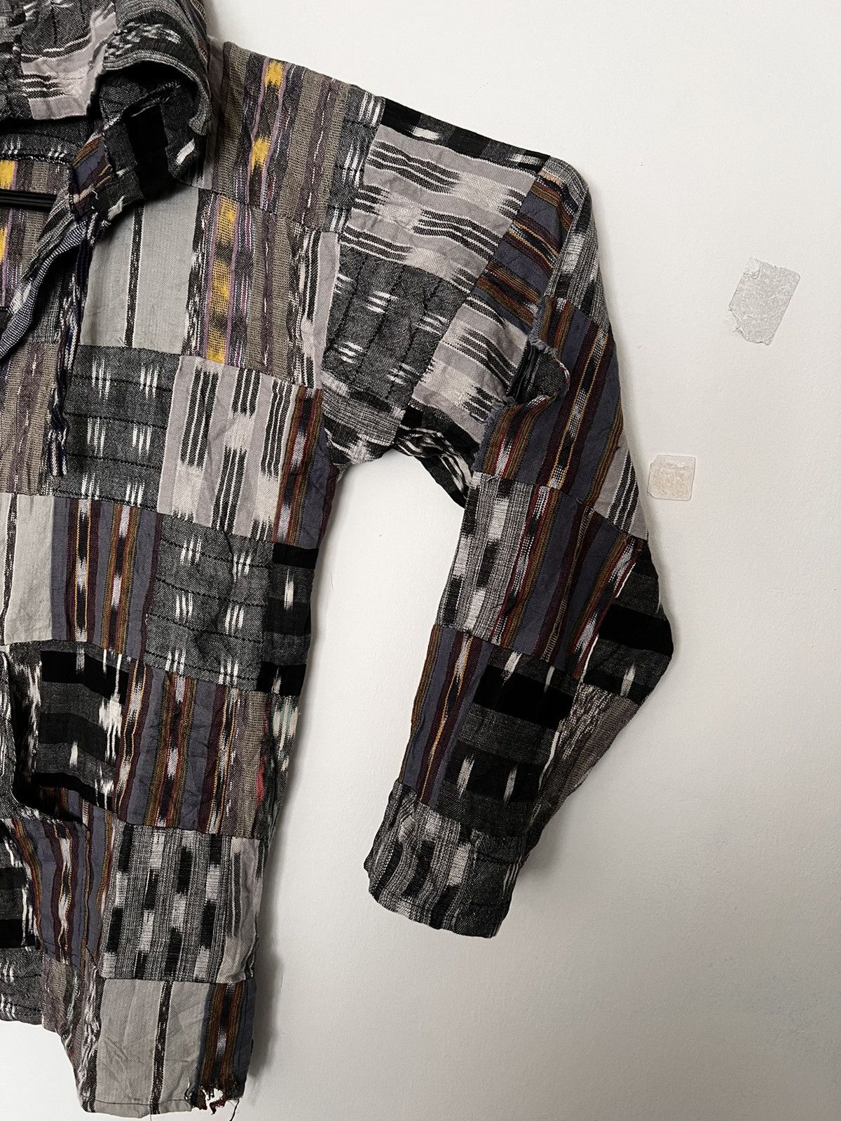 Vintage 🔥🔥 Thrashed Cardigan Hoodie Patchwork inspired kapital Size US XXL / EU 58 / 5 - 4 Thumbnail