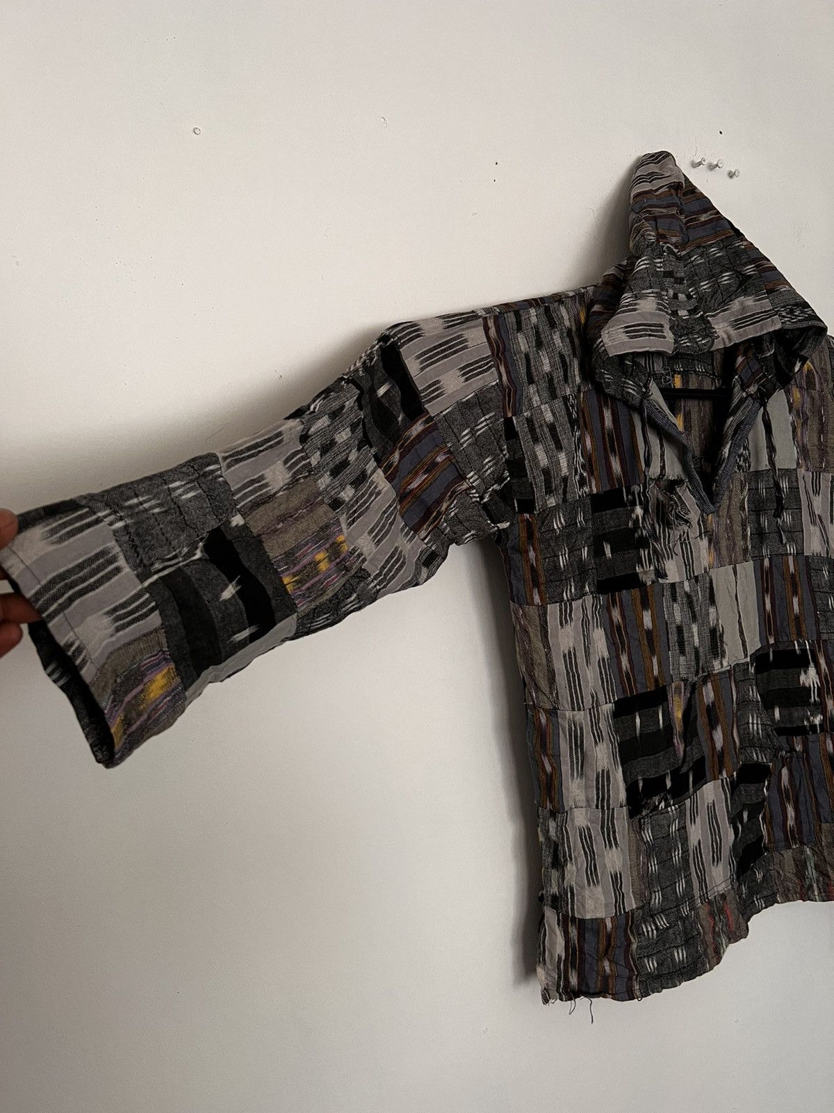 Vintage 🔥🔥 Thrashed Cardigan Hoodie Patchwork inspired kapital Size US XXL / EU 58 / 5 - 3 Thumbnail