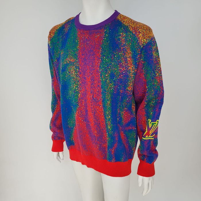 Louis Vuitton Multicolor Heat Map Knit Sweater