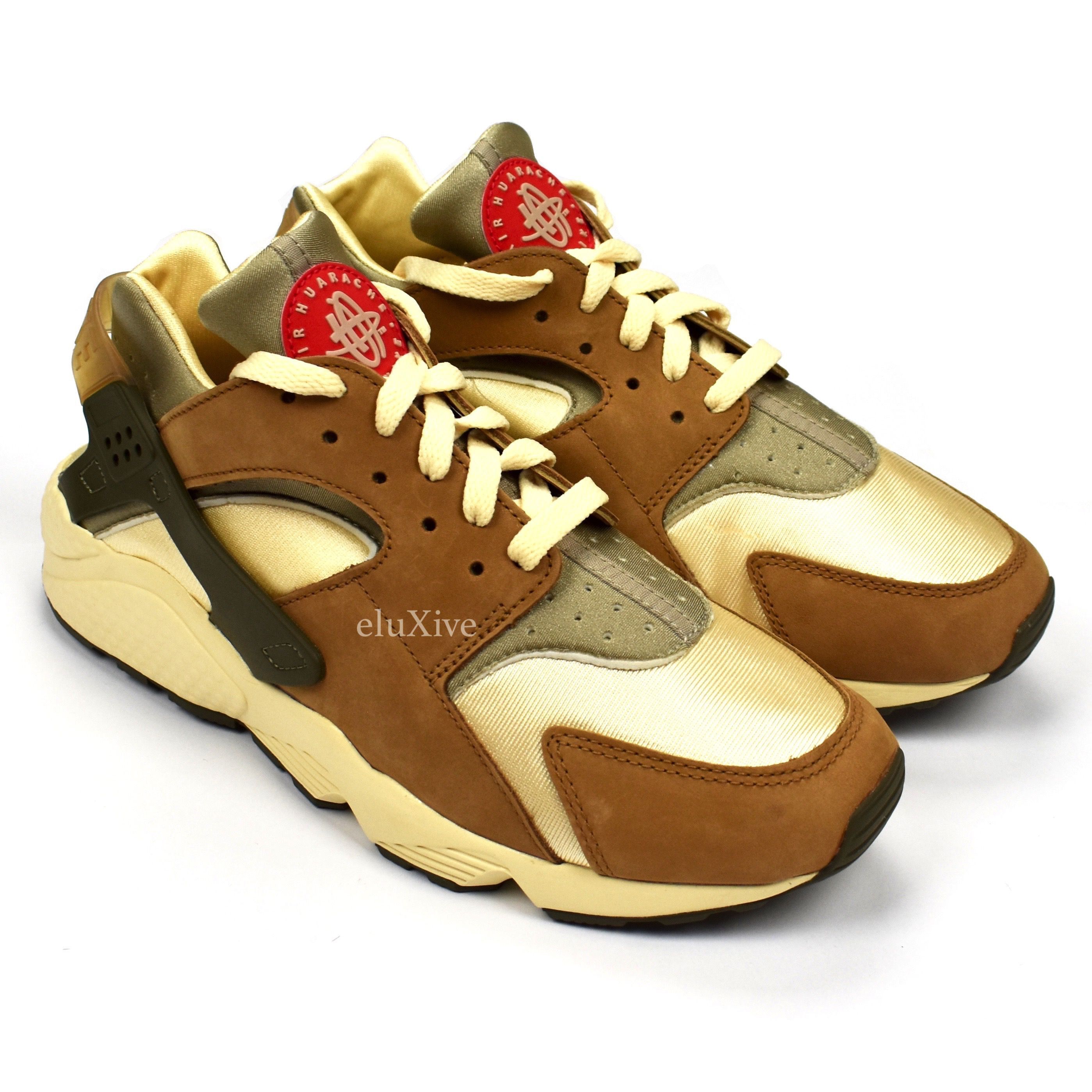 image of Nike Stussy Air Huarache Le Desert Oak Brown Tan Ds Shoes, Men's (Size 10)
