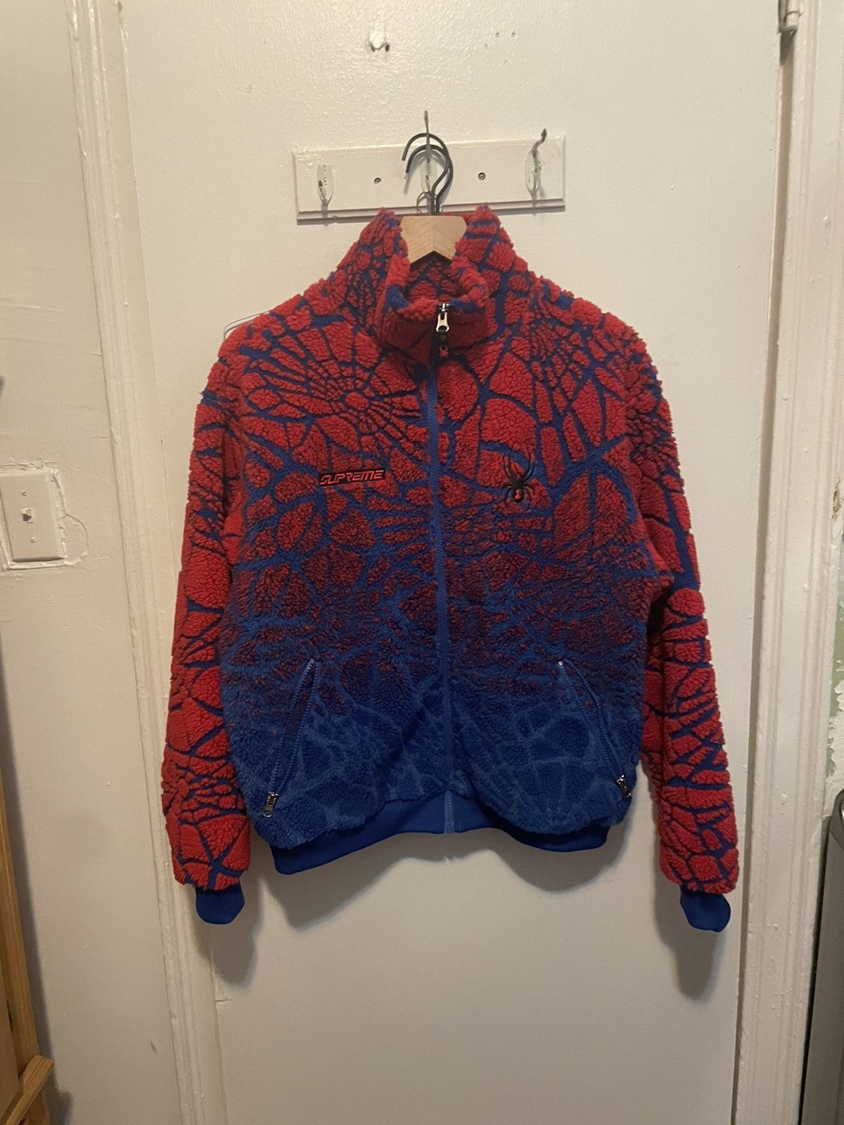 Supreme Supreme Spyder Web Polar Fleece Jacket | Grailed