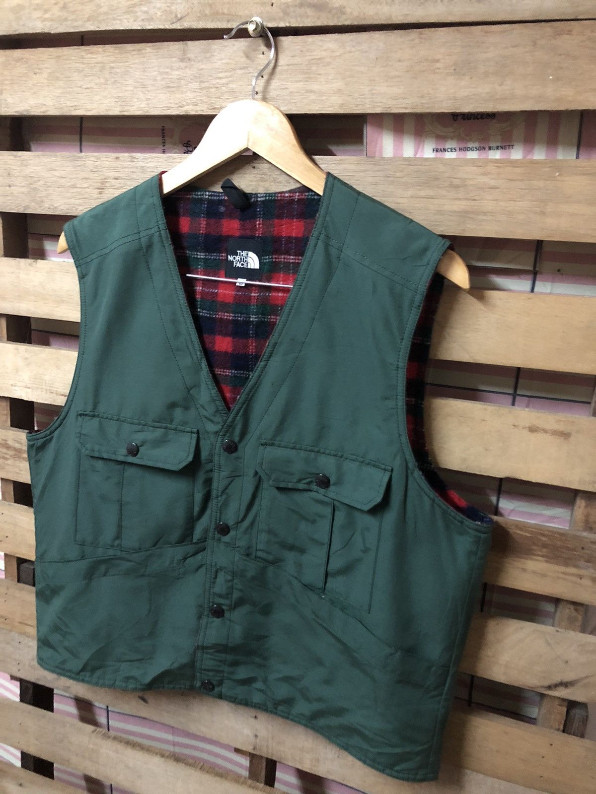 The North Face The North Face Vest Jacket Lined Pattern Size US L / EU 52-54 / 3 - 3 Thumbnail