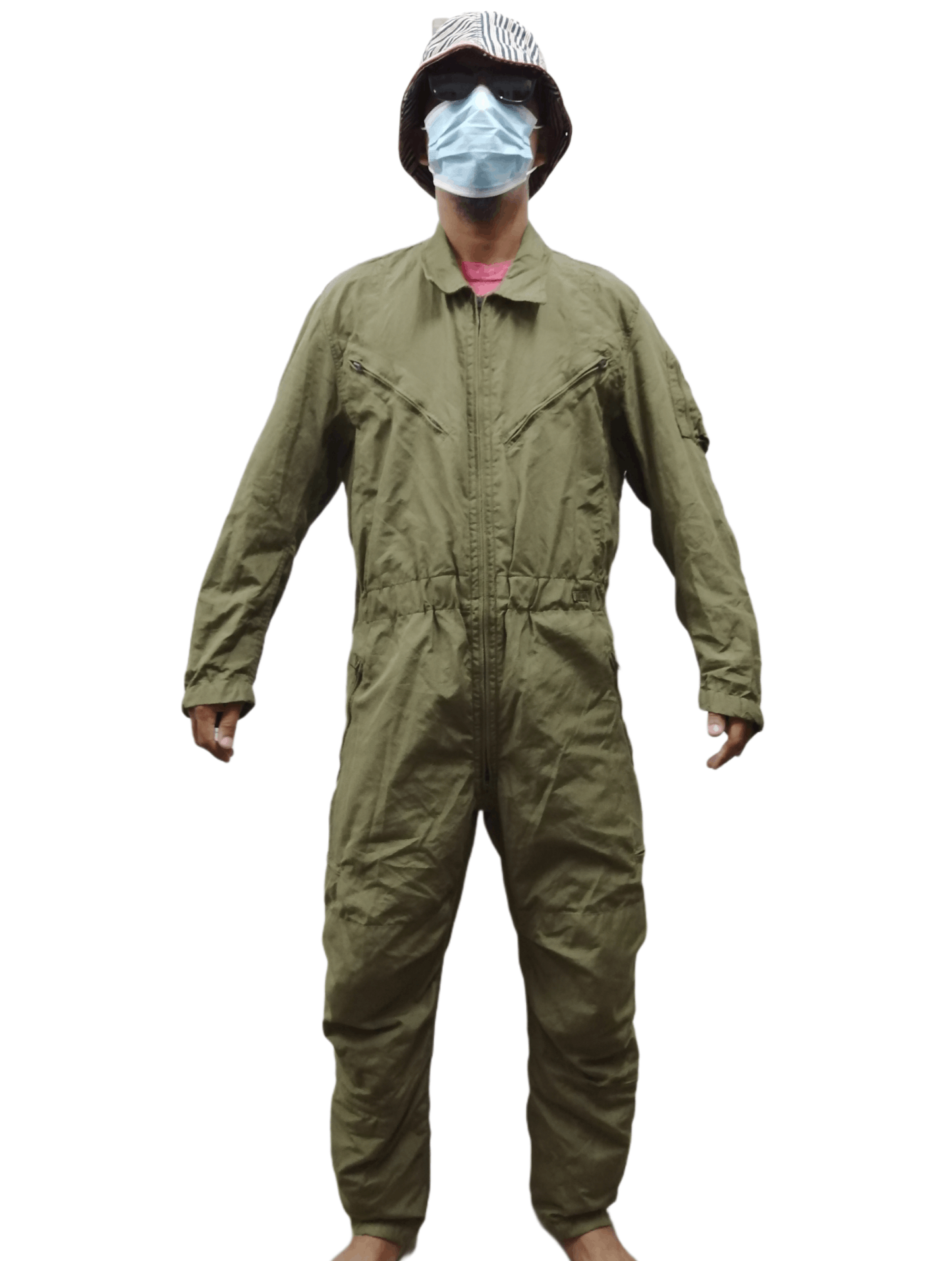 Mickey Mouse × Vintage Vintage Recustom Military Mickey Mouse Parachute Coveralls Size US 38 / EU 54 - 15 Thumbnail
