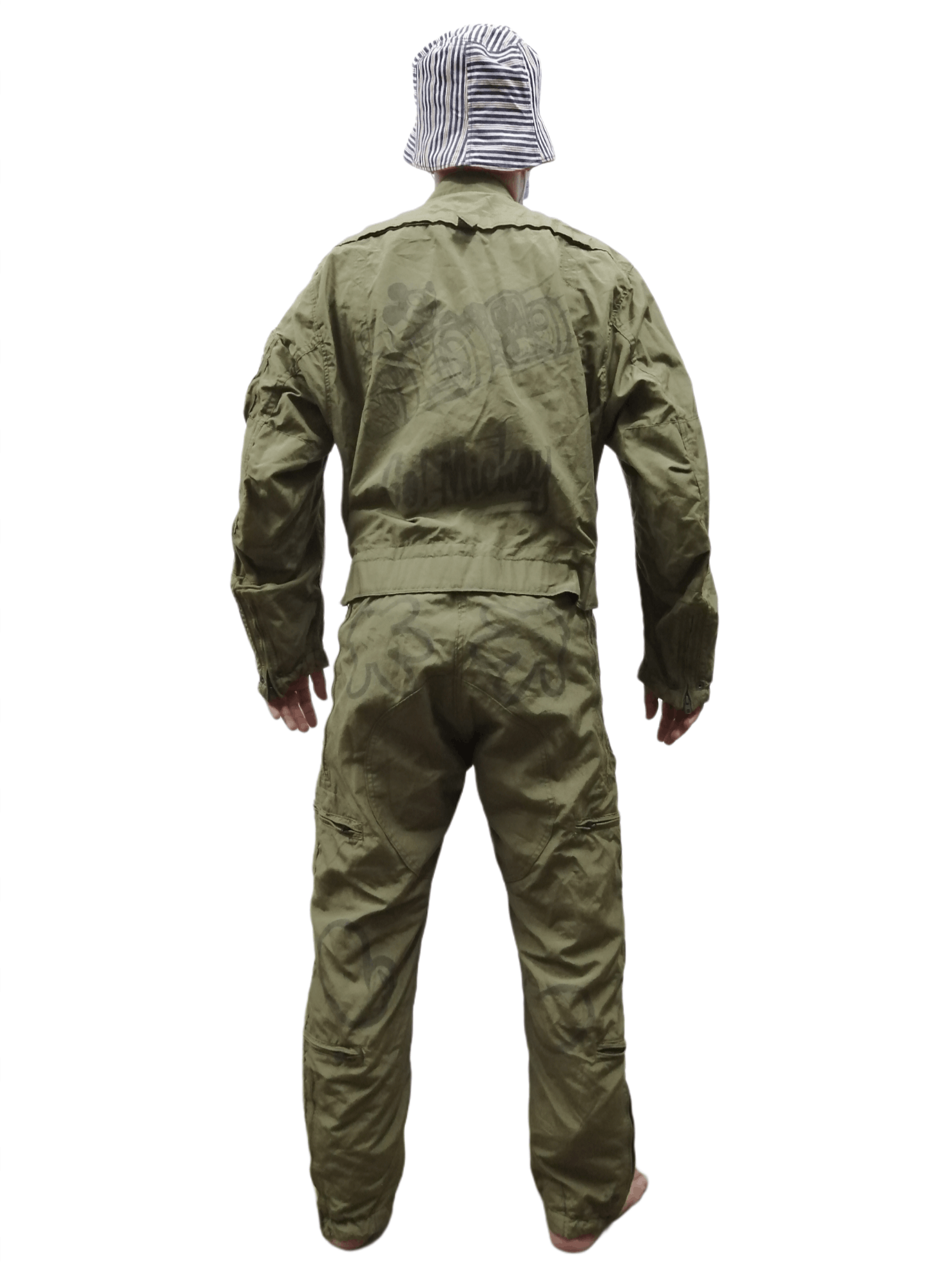 Mickey Mouse × Vintage Vintage Recustom Military Mickey Mouse Parachute Coveralls Size US 38 / EU 54 - 14 Thumbnail