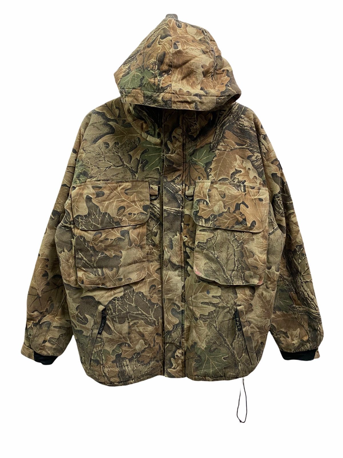 image of Fat Tokyo Hunting Real Tree Camouflage Multipocket Jacket, Men's (Size XL)