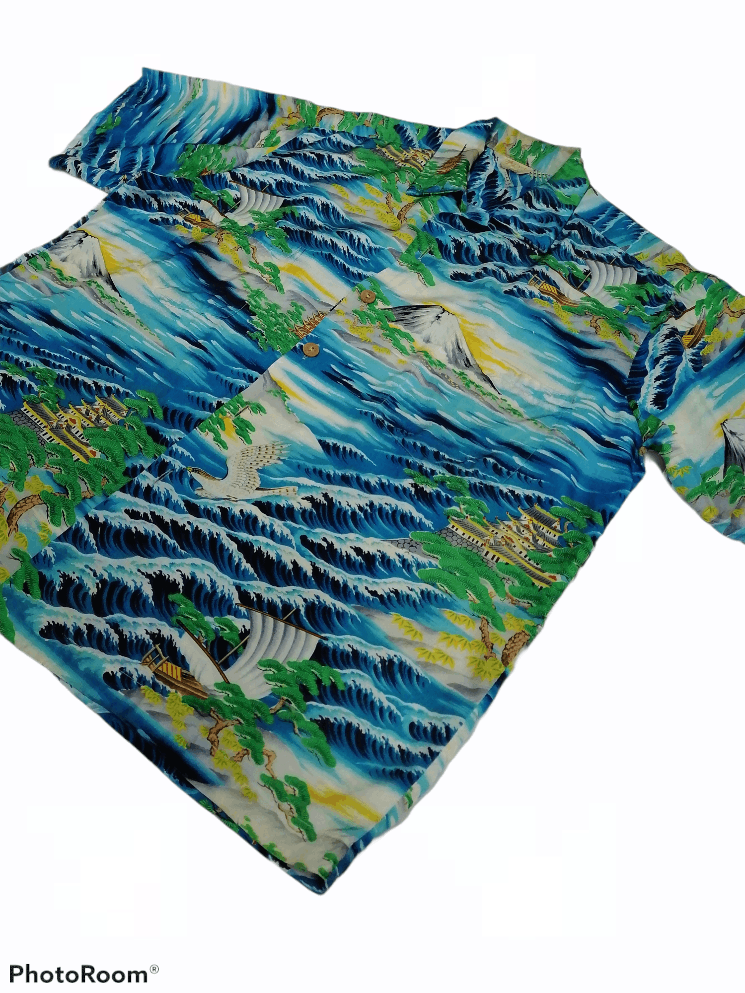 Vintage True Vintage 50s PALI Hawaiian Style Button Up Shirt Size US L / EU 52-54 / 3 - 2 Thumbnail