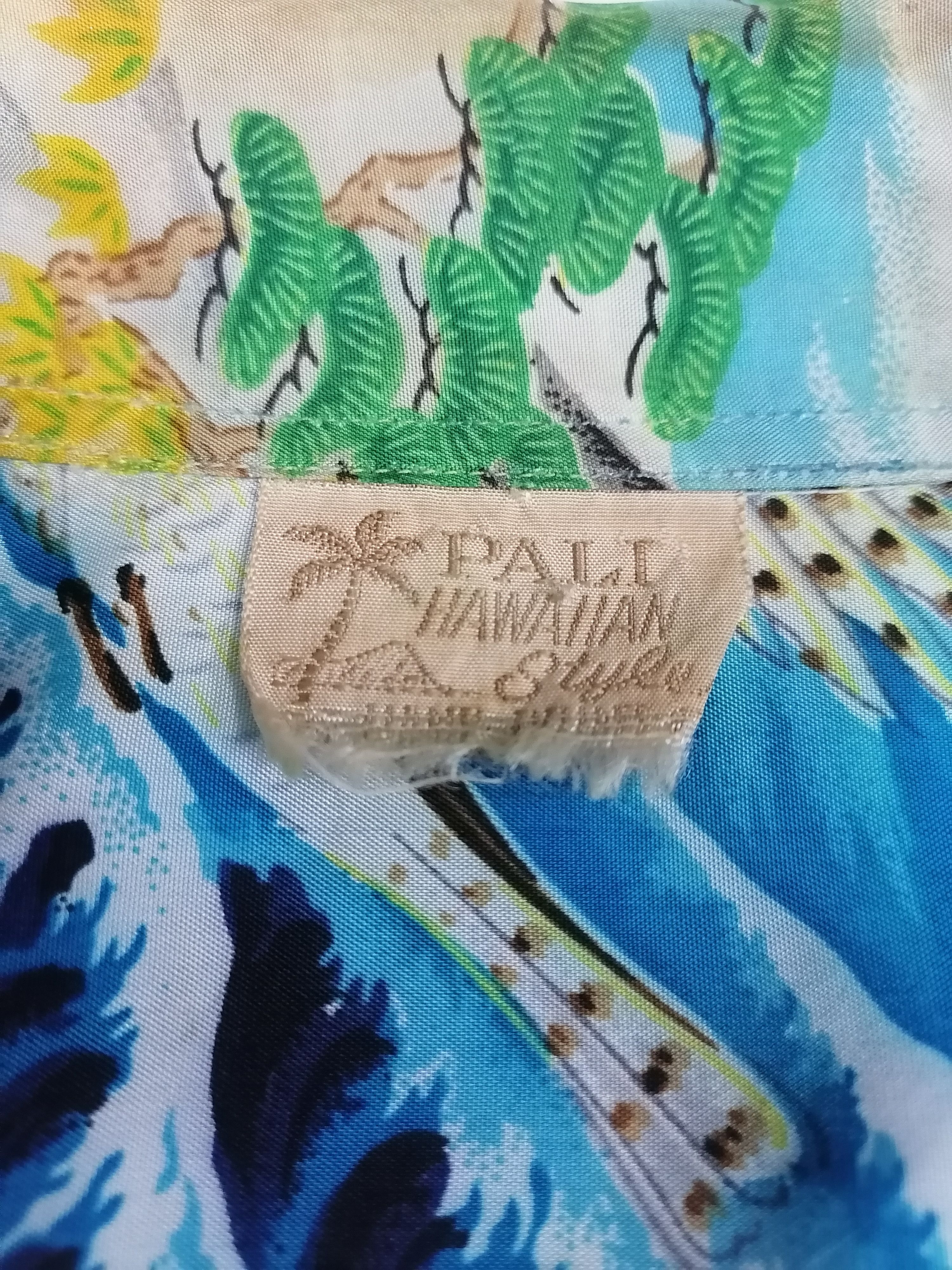 Vintage True Vintage 50s PALI Hawaiian Style Button Up Shirt Size US L / EU 52-54 / 3 - 4 Thumbnail