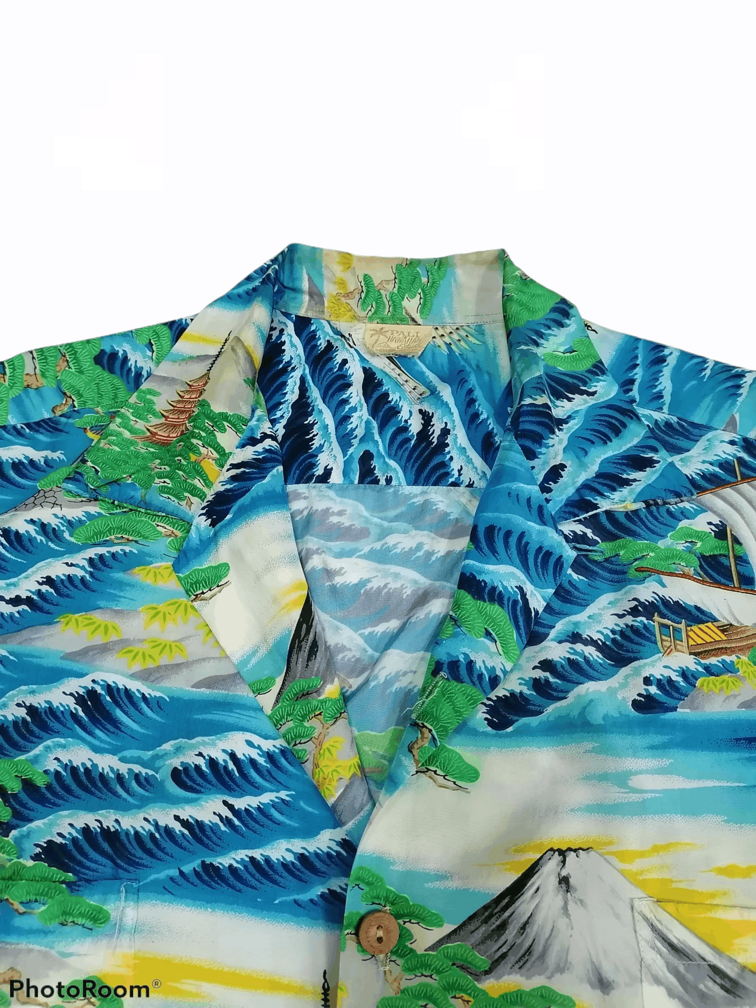 Vintage True Vintage 50s PALI Hawaiian Style Button Up Shirt Size US L / EU 52-54 / 3 - 5 Thumbnail