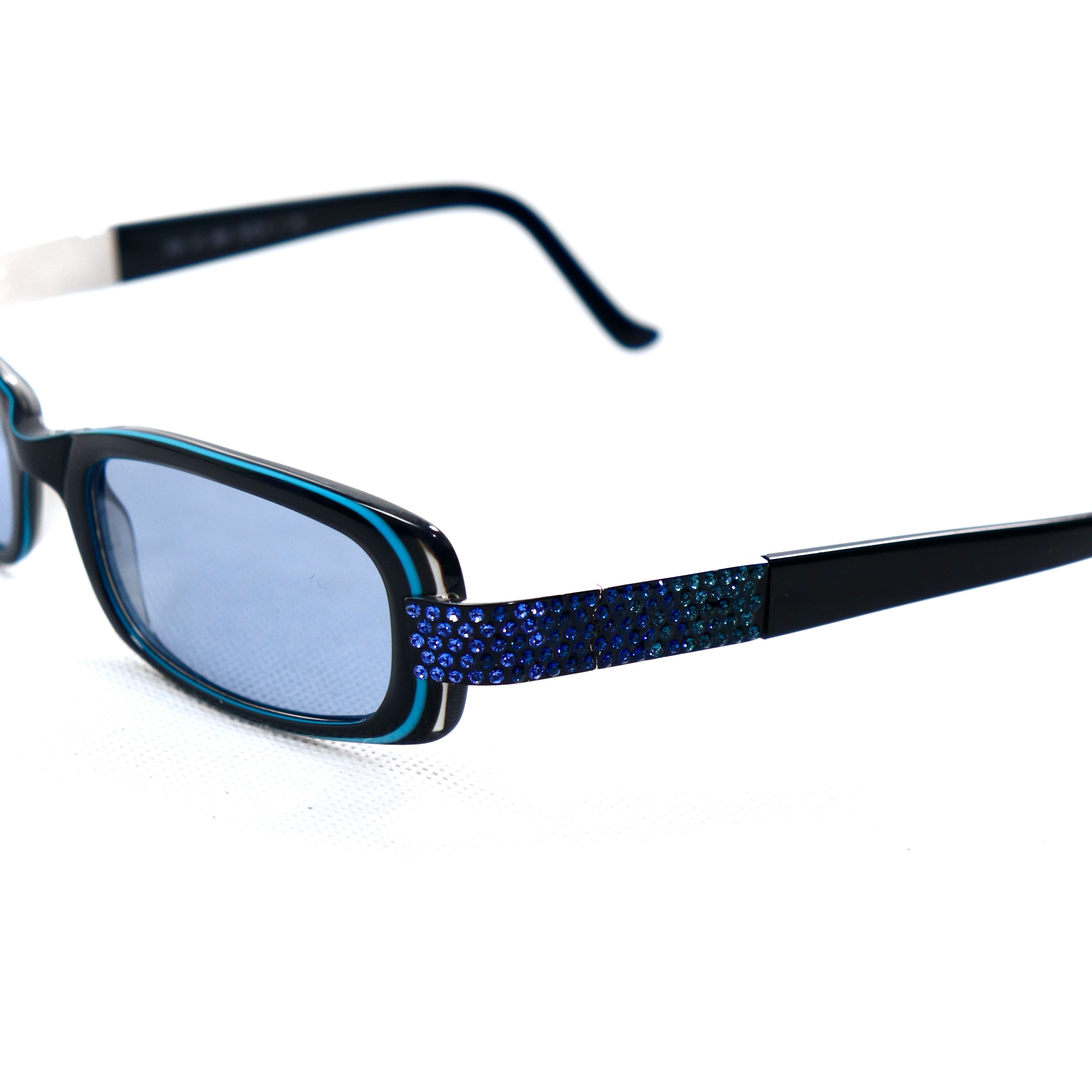 Swarovski Main Line Crystal Slim Sunglasses Size ONE SIZE - 3 Thumbnail