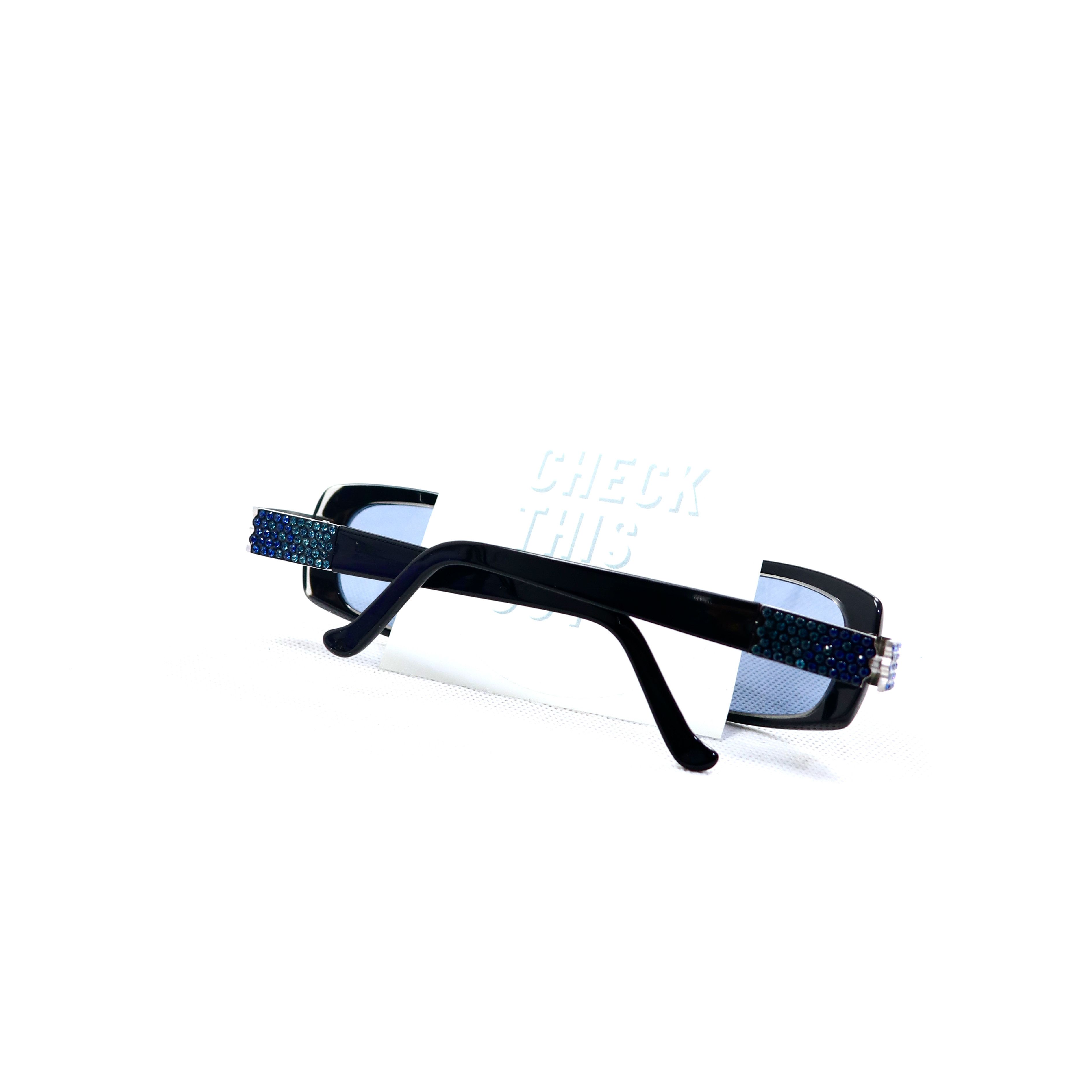 Swarovski Main Line Crystal Slim Sunglasses Size ONE SIZE - 7 Thumbnail