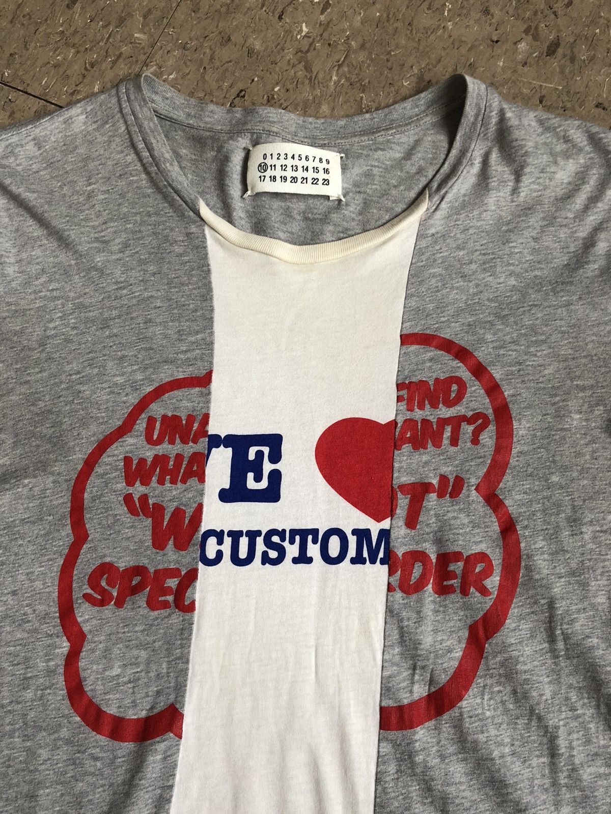 Maison Margiela Maison Margiela Artisanal Hybrid Split T-Shirt Size US S / EU 44-46 / 1 - 4 Thumbnail