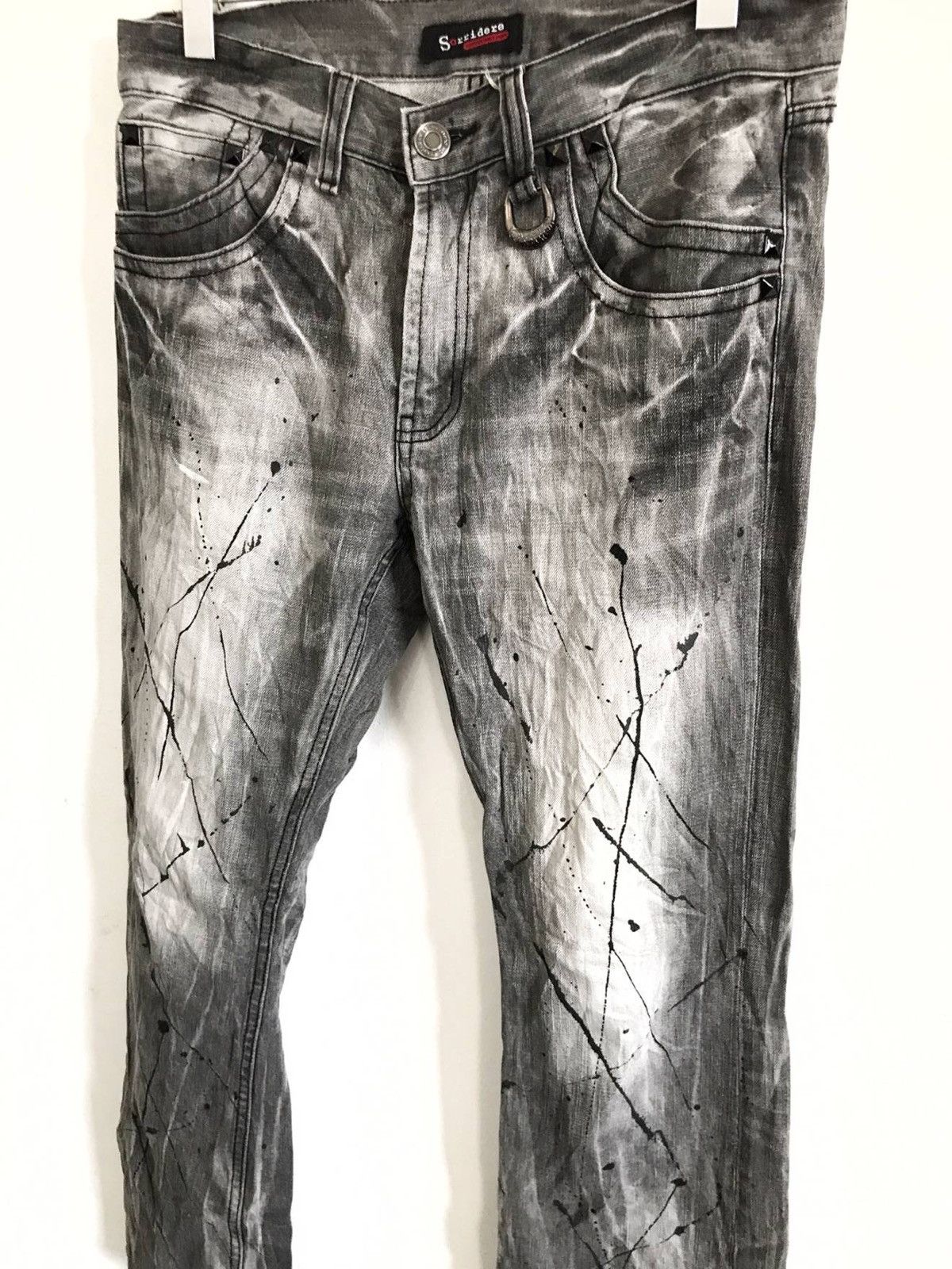 Designer × Japanese Brand Japan Sorridere Splatter Paint Distressed Jeans Size US 32 / EU 48 - 4 Thumbnail